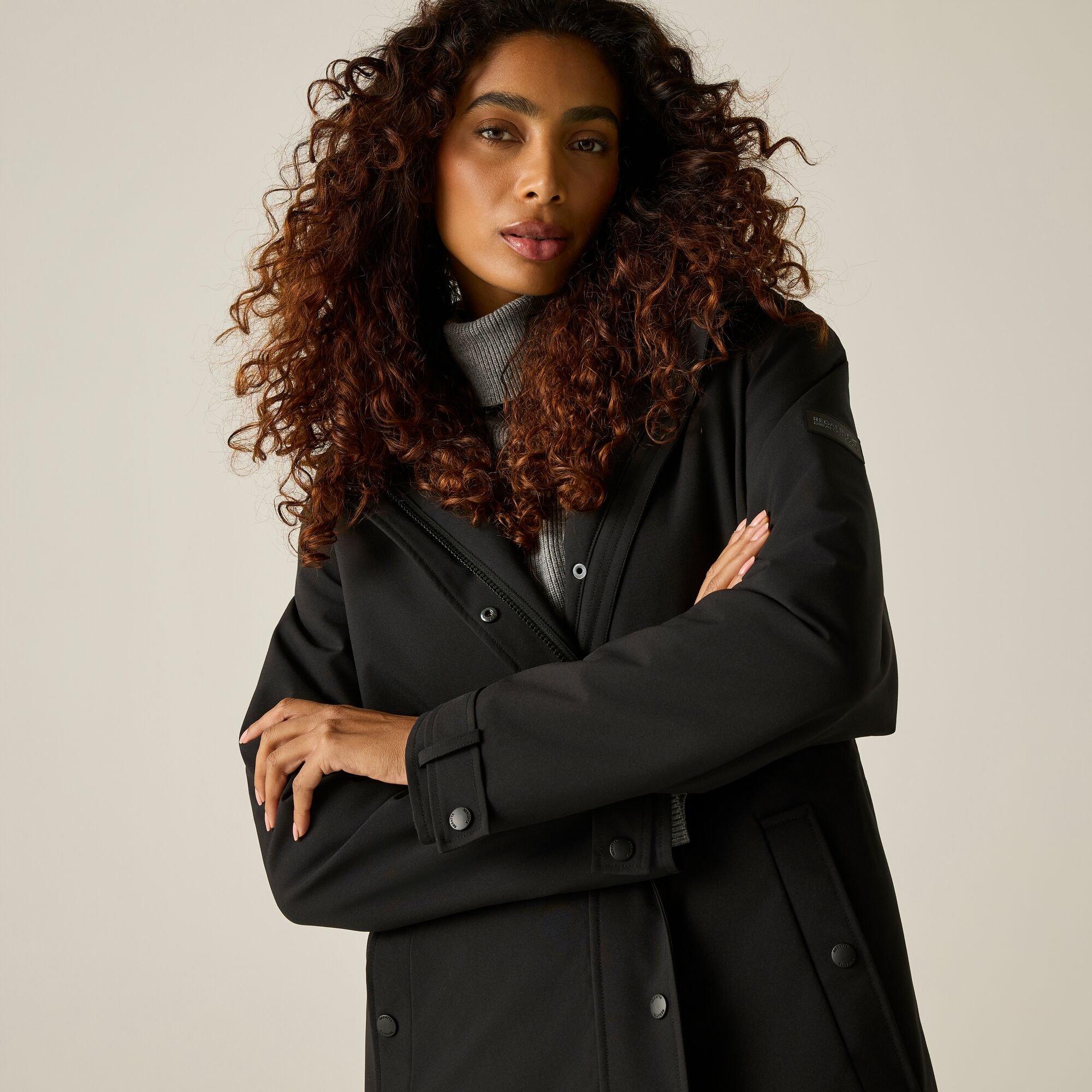 Black - Regatta - Womens Yasira Waterproof Jacket - 4