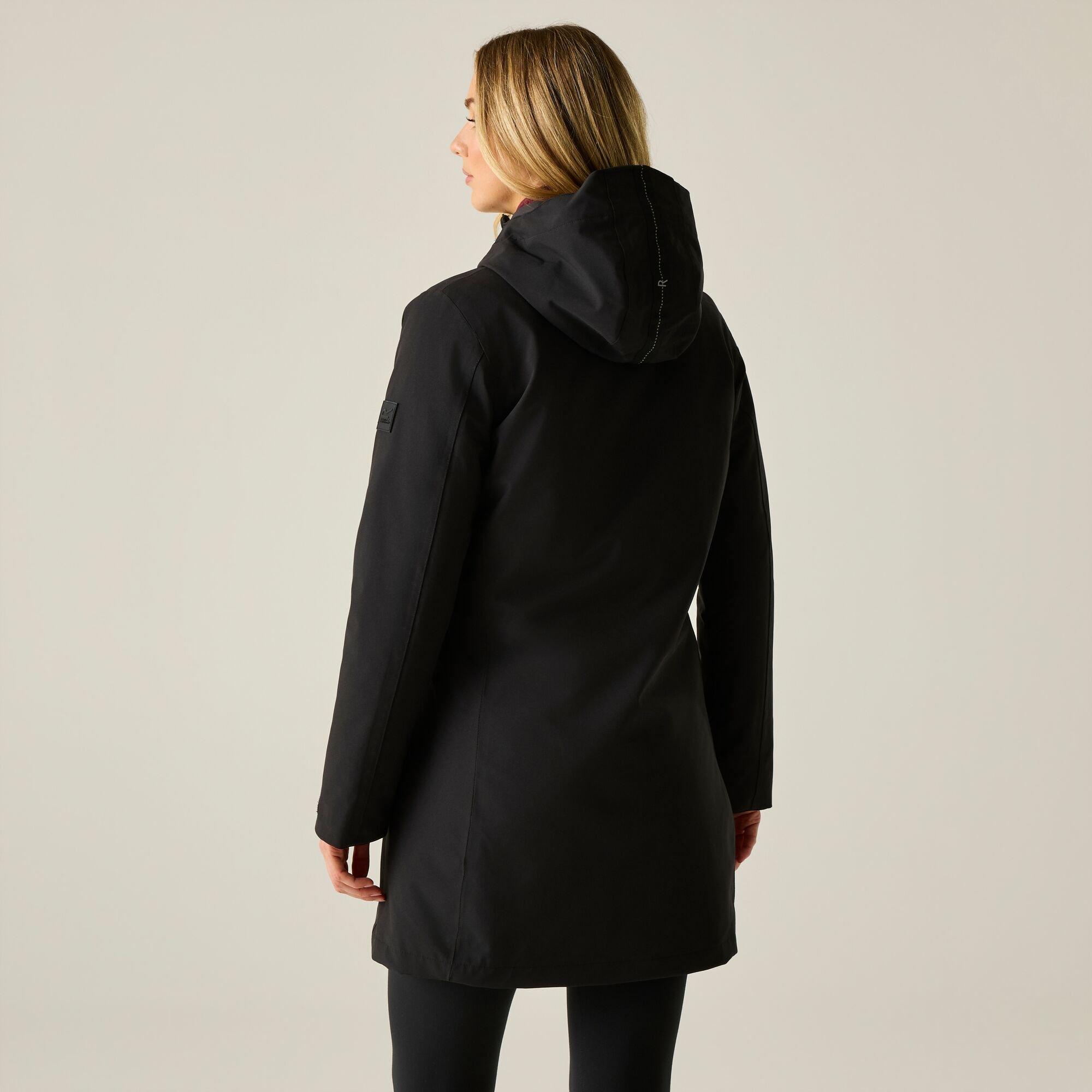 Black(Ash) - Regatta - Womens Denbury Waterproof 3-in-1 Jacket - 2
