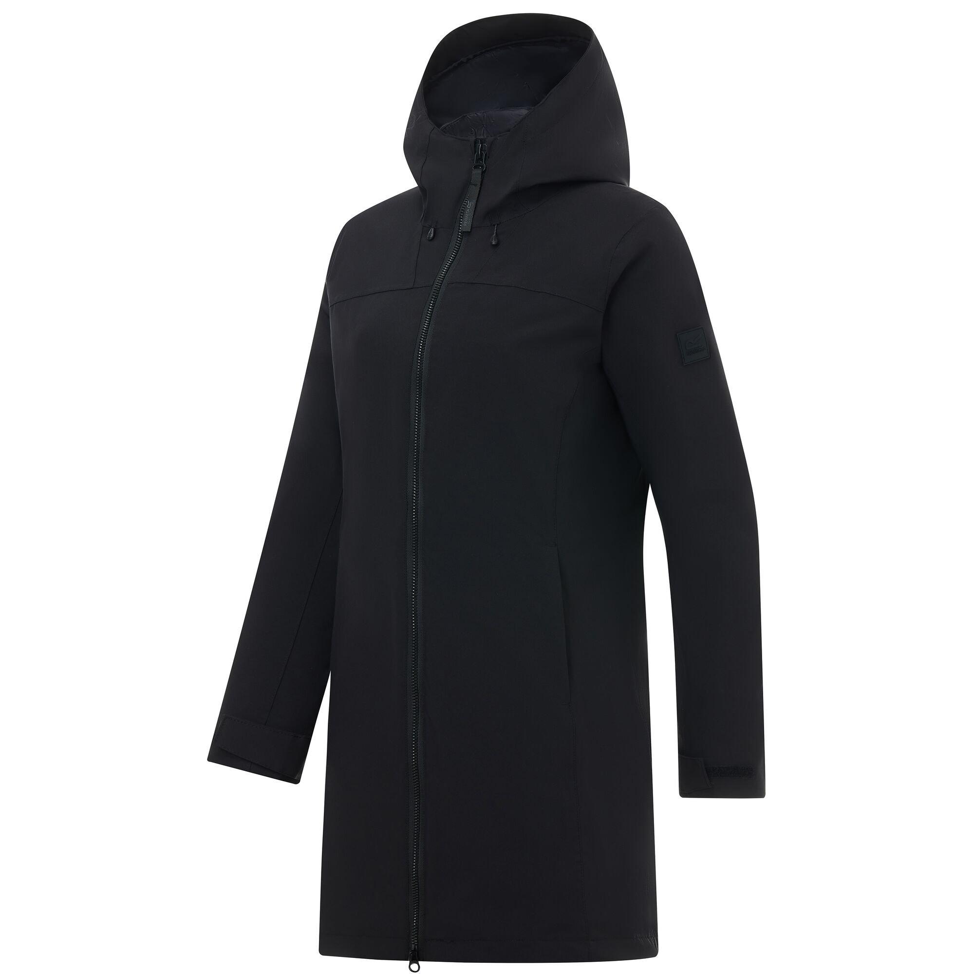 Black(Ash) - Regatta - Womens Denbury Waterproof 3-in-1 Jacket - 12