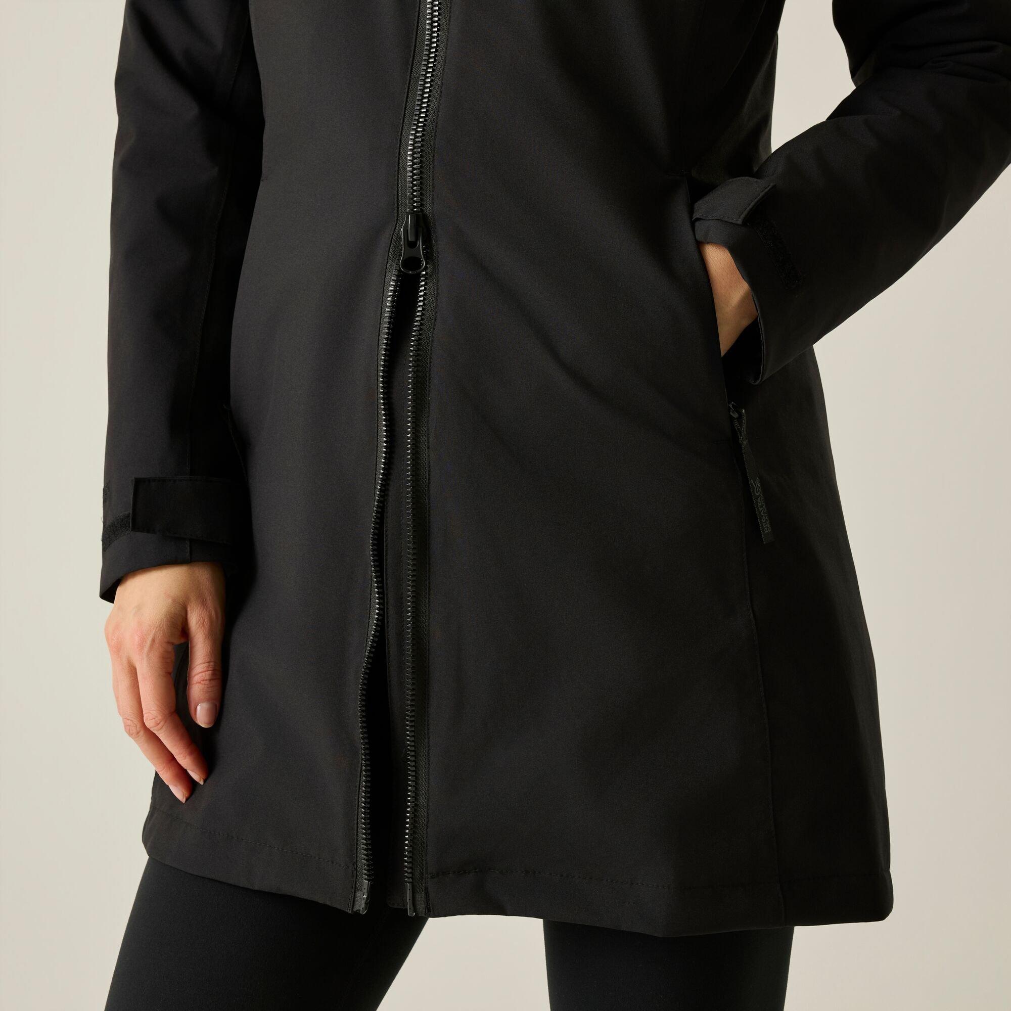 Black(Ash) - Regatta - Womens Denbury Waterproof 3-in-1 Jacket - 4