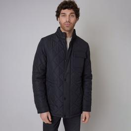 Threadbare Showerproof Diamond Quilted Jacket