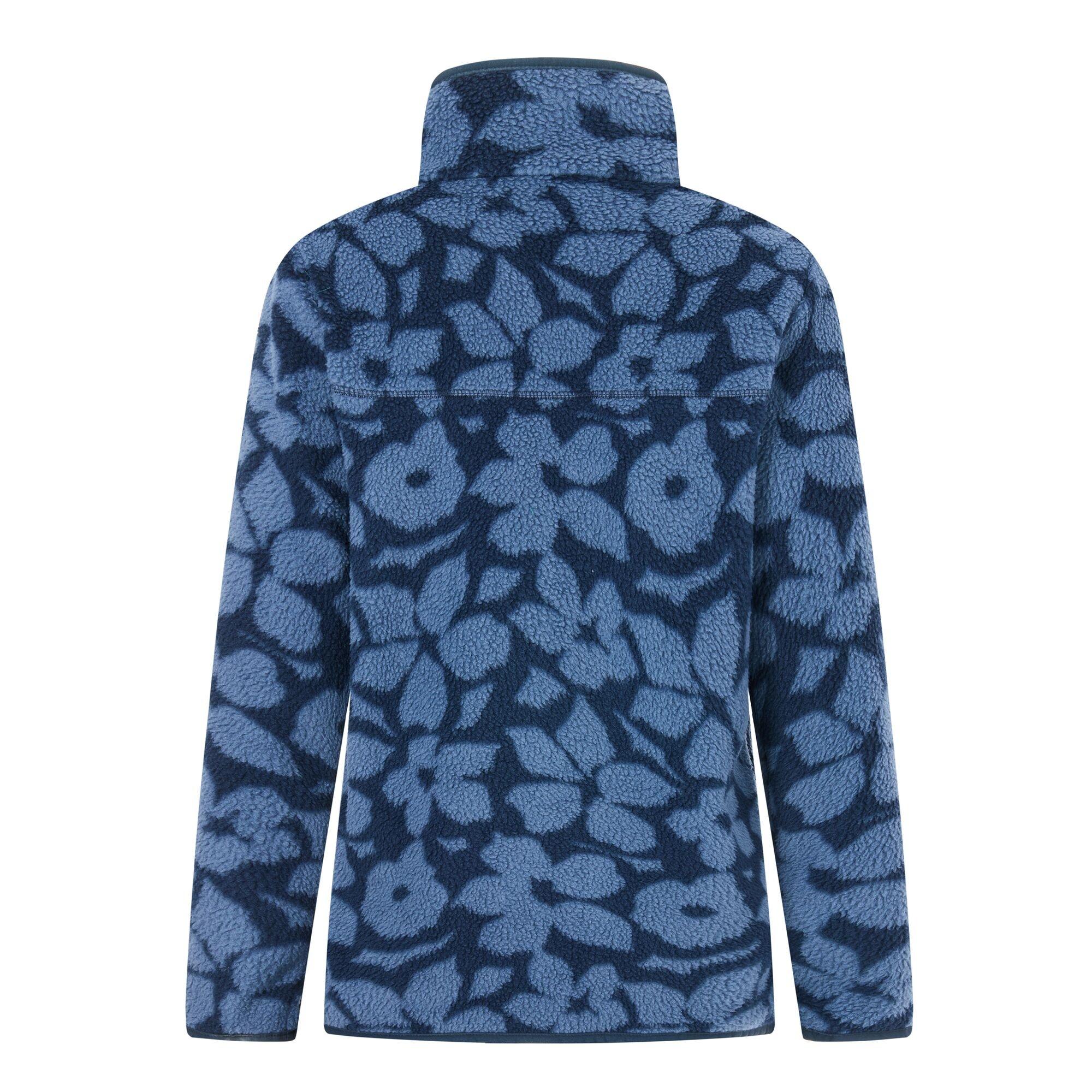 Navy Shadow Flo - Regatta - Womens Frankie Borg Half Zip Fleece - 9