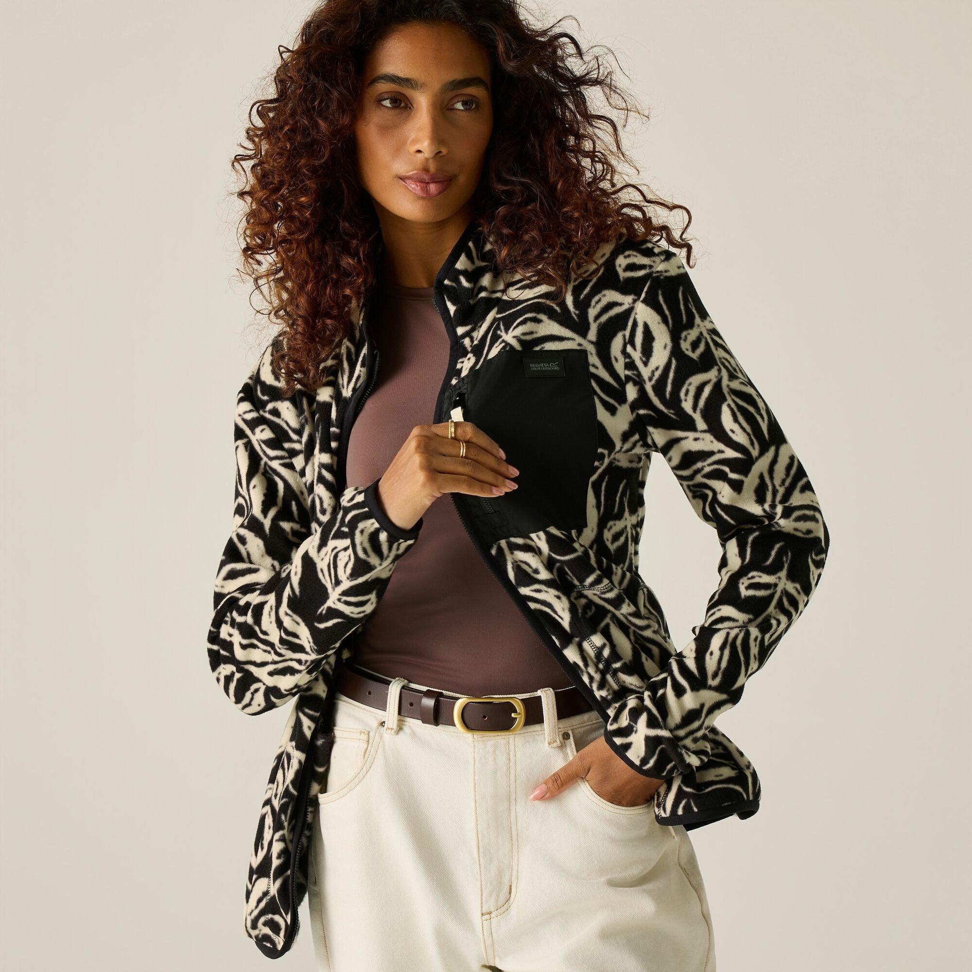 Abstract Leaf P - Regatta - Womens Frankie Full Zip Fleece - 7
