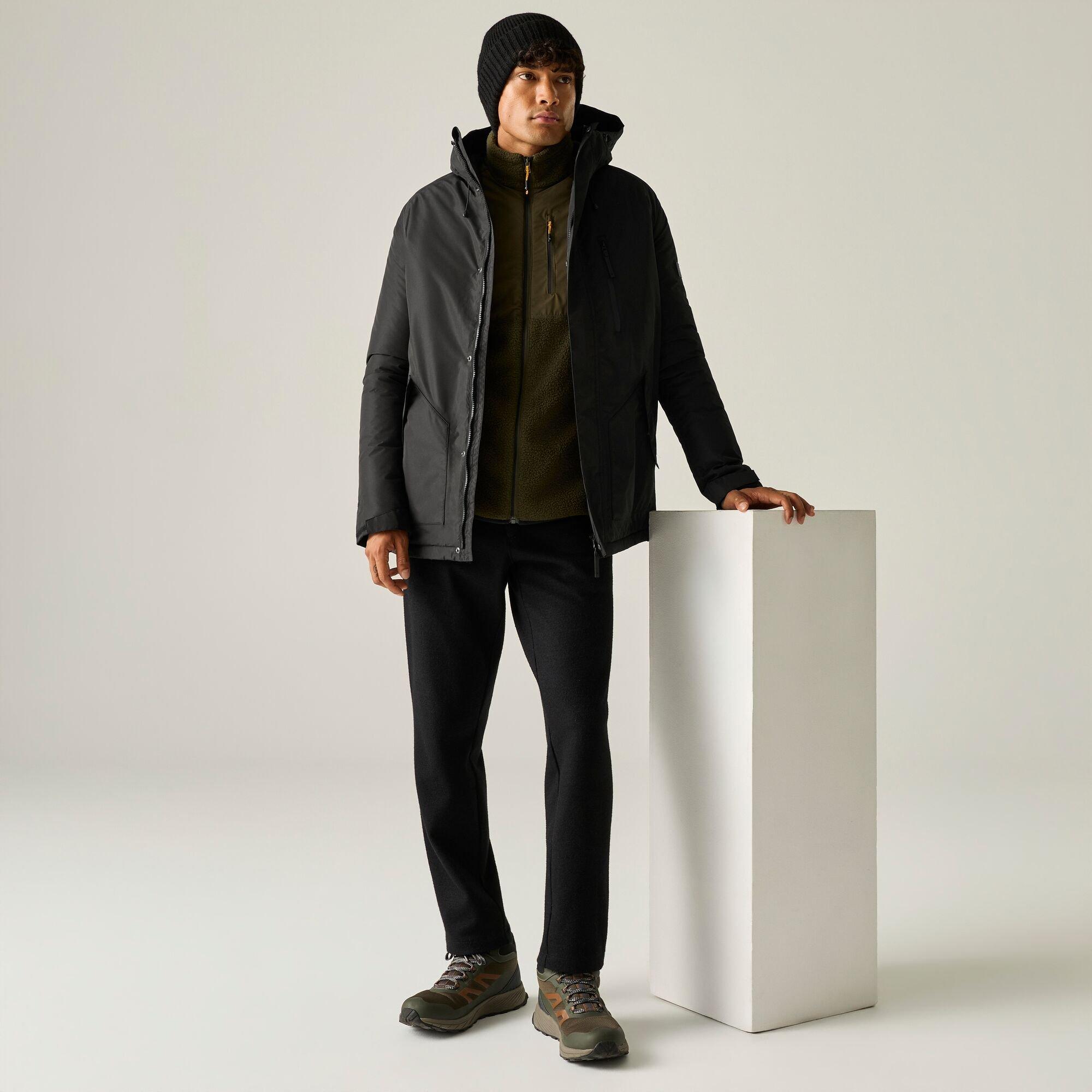 Black - Regatta - Mens Slyvan Waterproof Jacket - 2