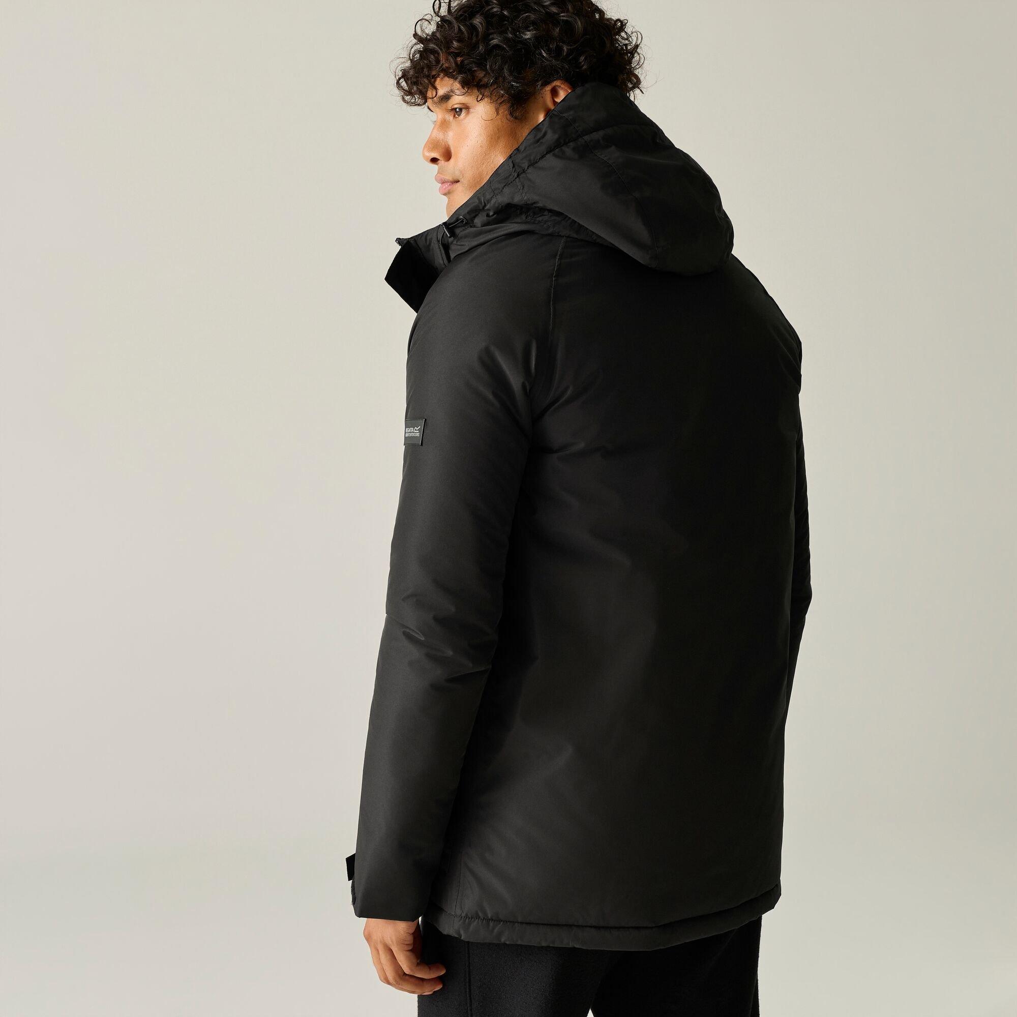 Black - Regatta - Mens Slyvan Waterproof Jacket - 3