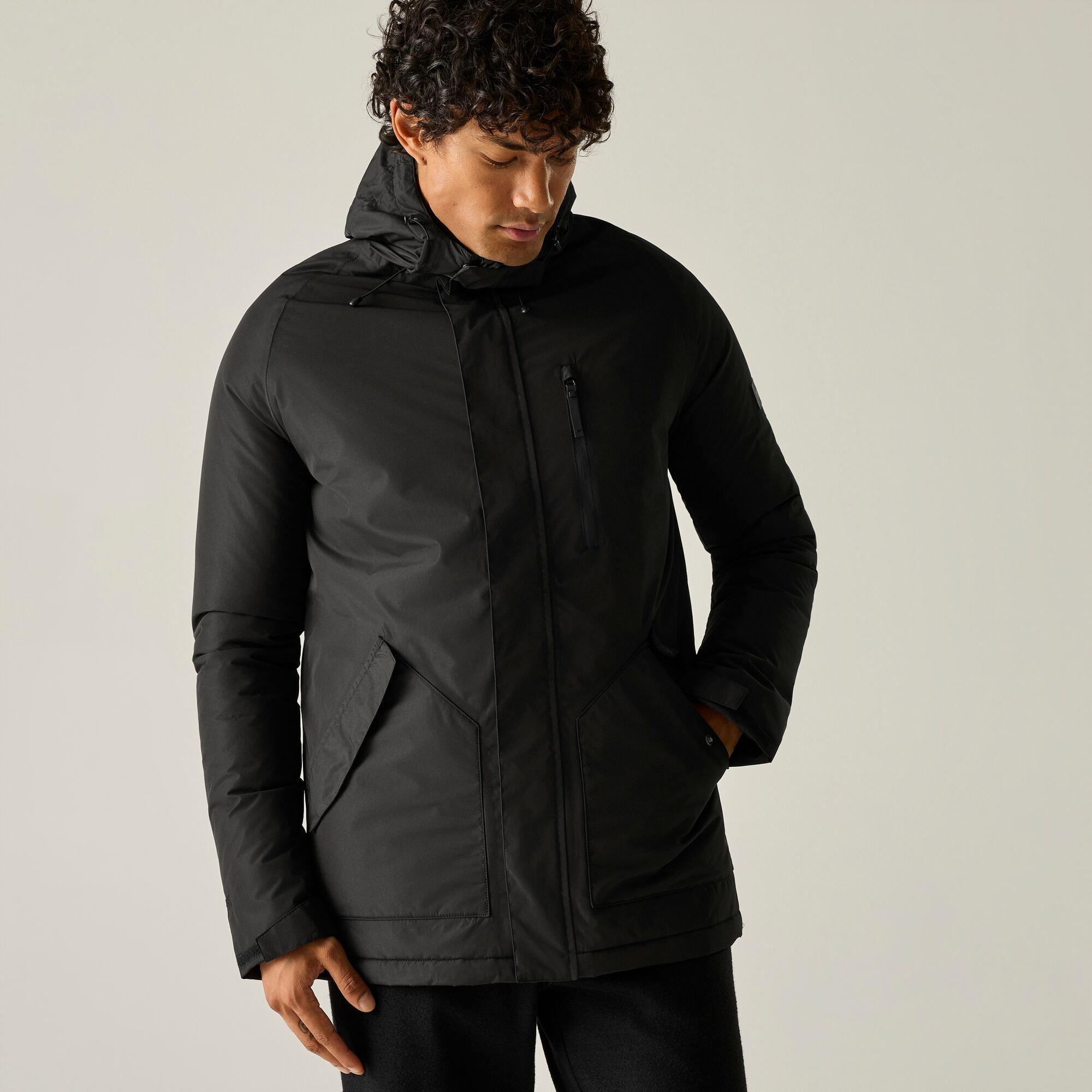 Black - Regatta - Mens Slyvan Waterproof Jacket - 4