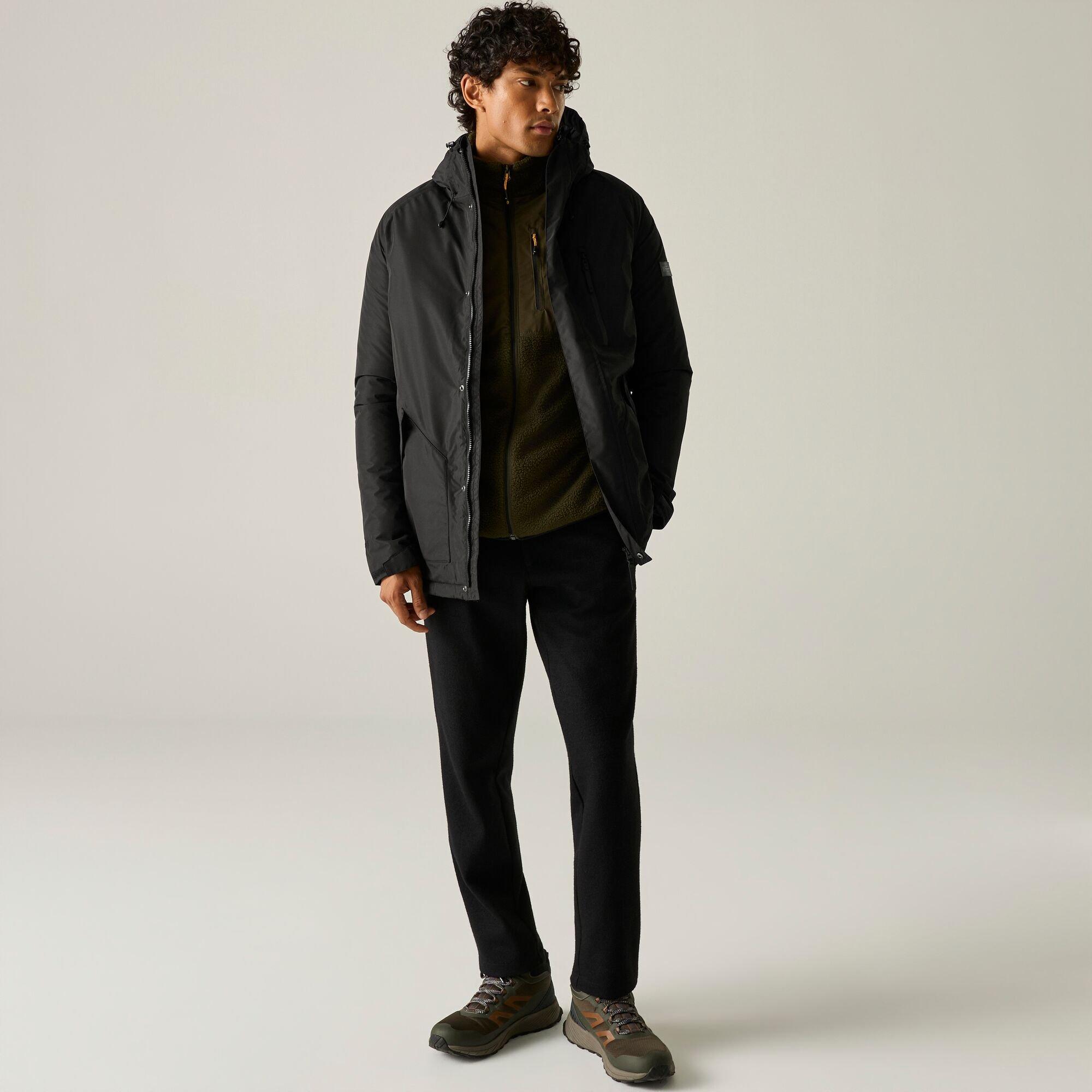 Black - Regatta - Mens Slyvan Waterproof Jacket - 5
