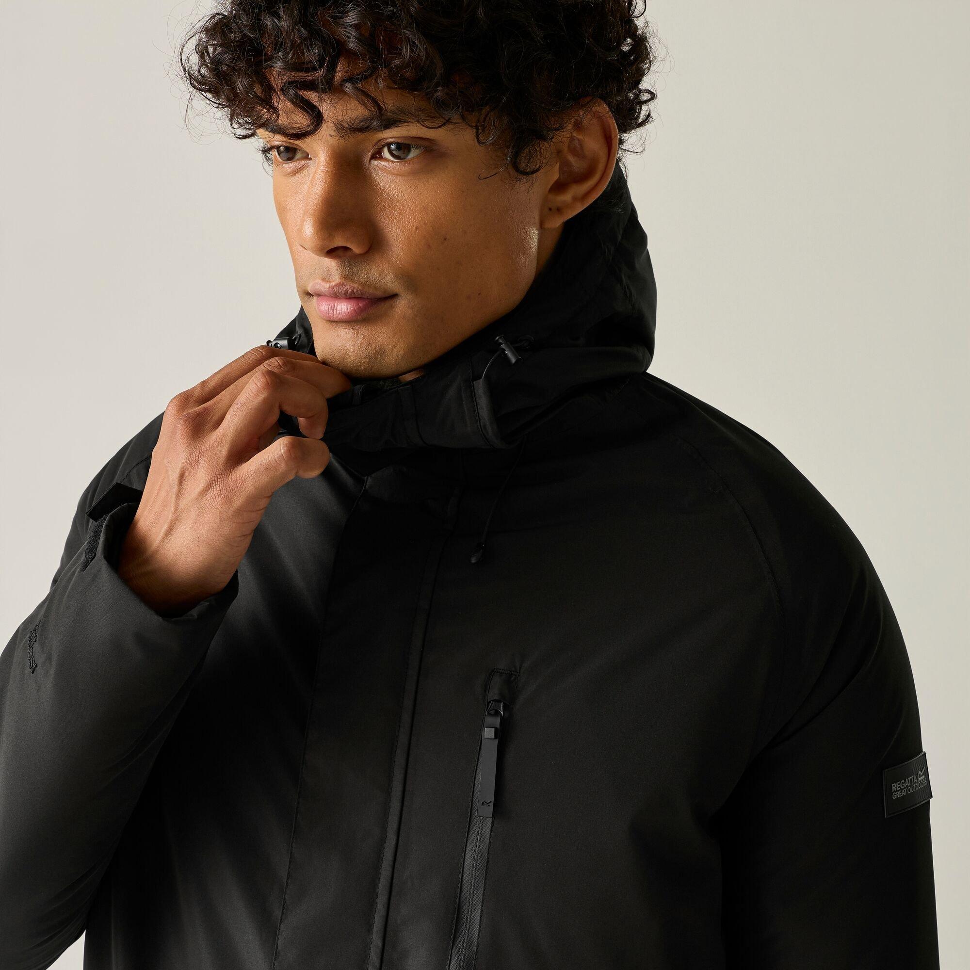 Black - Regatta - Mens Slyvan Waterproof Jacket - 6
