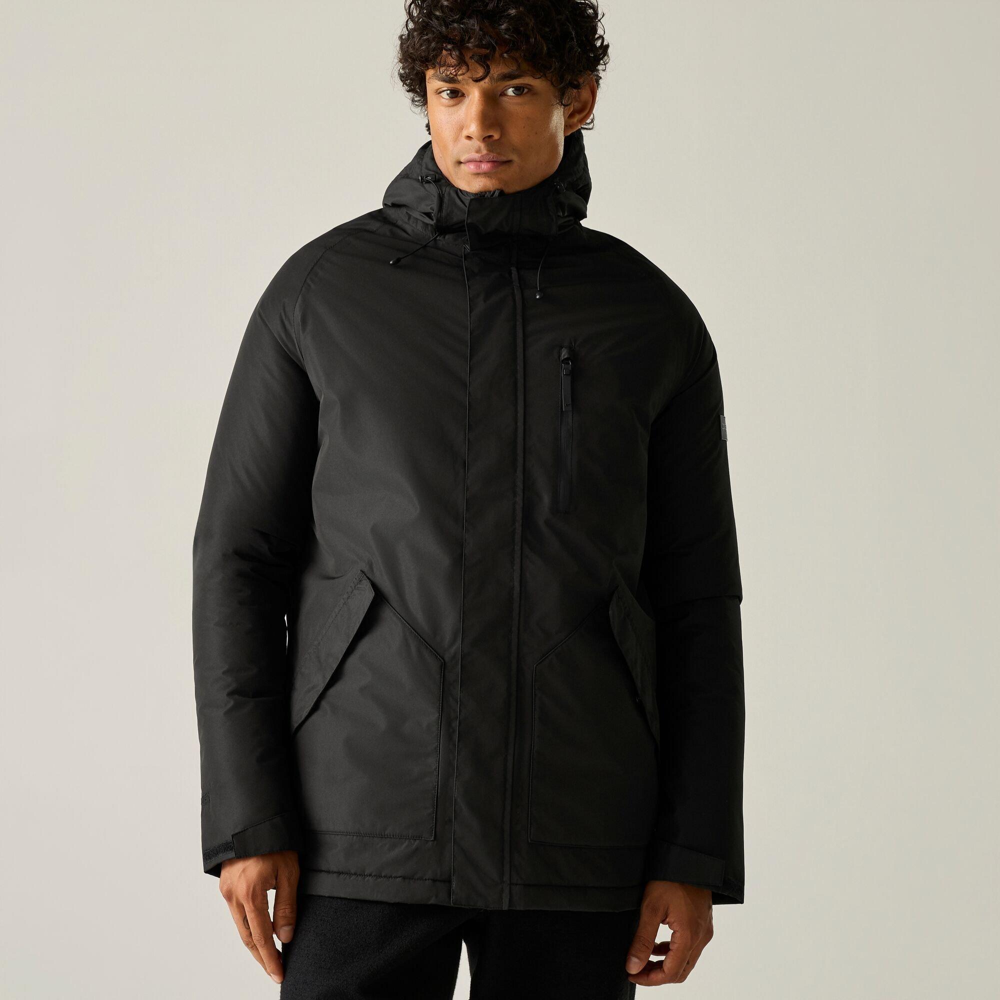 Black - Regatta - Mens Slyvan Waterproof Jacket - 7