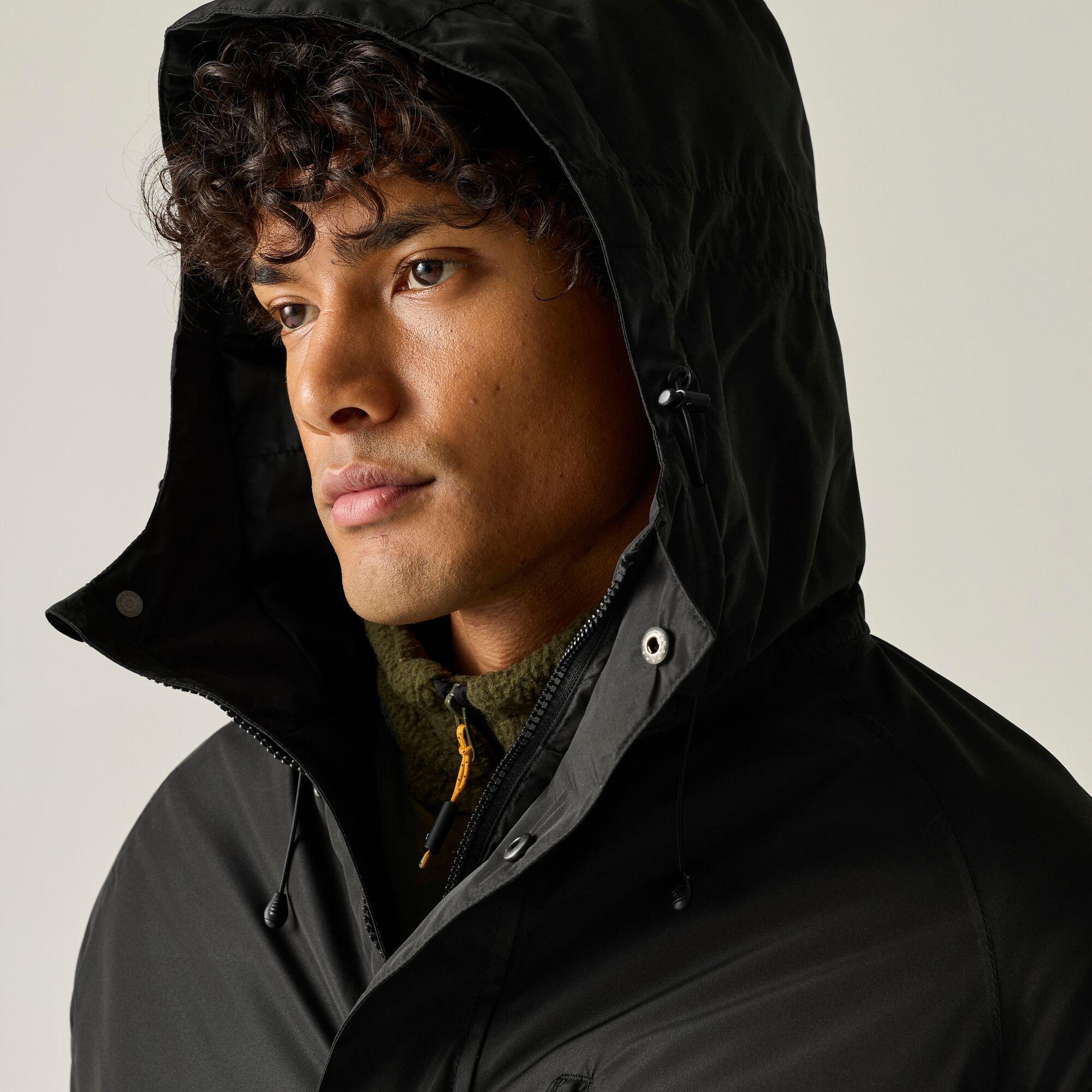 Black - Regatta - Mens Slyvan Waterproof Jacket - 8