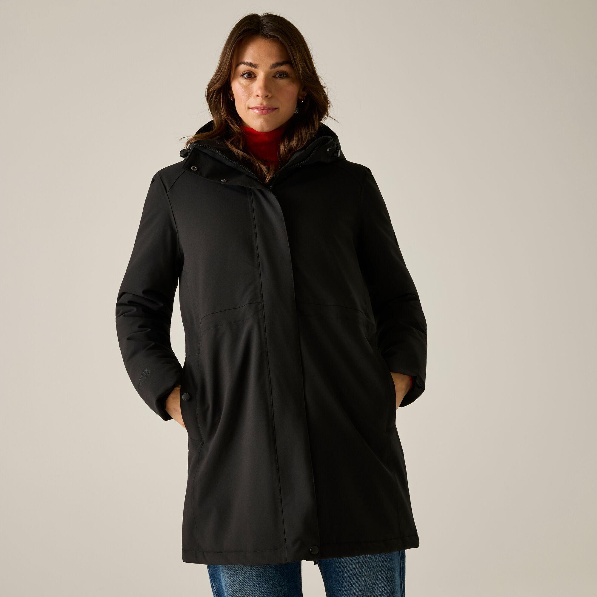 Black - Regatta - Womens Vallina Waterproof Jacket - 2