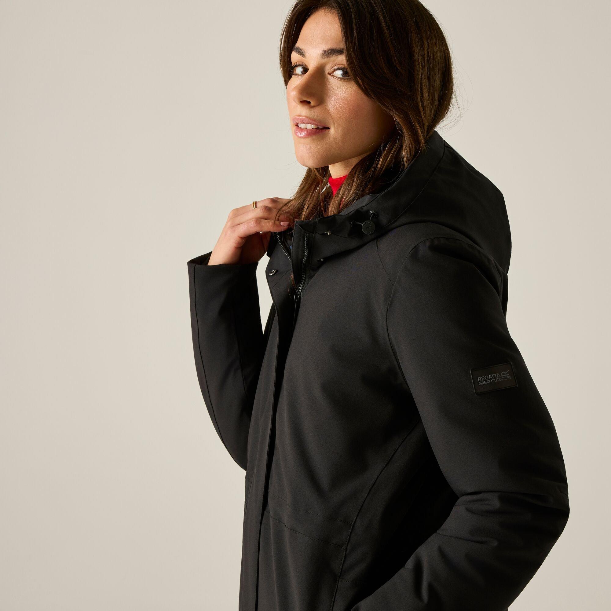 Black - Regatta - Womens Vallina Waterproof Jacket - 4