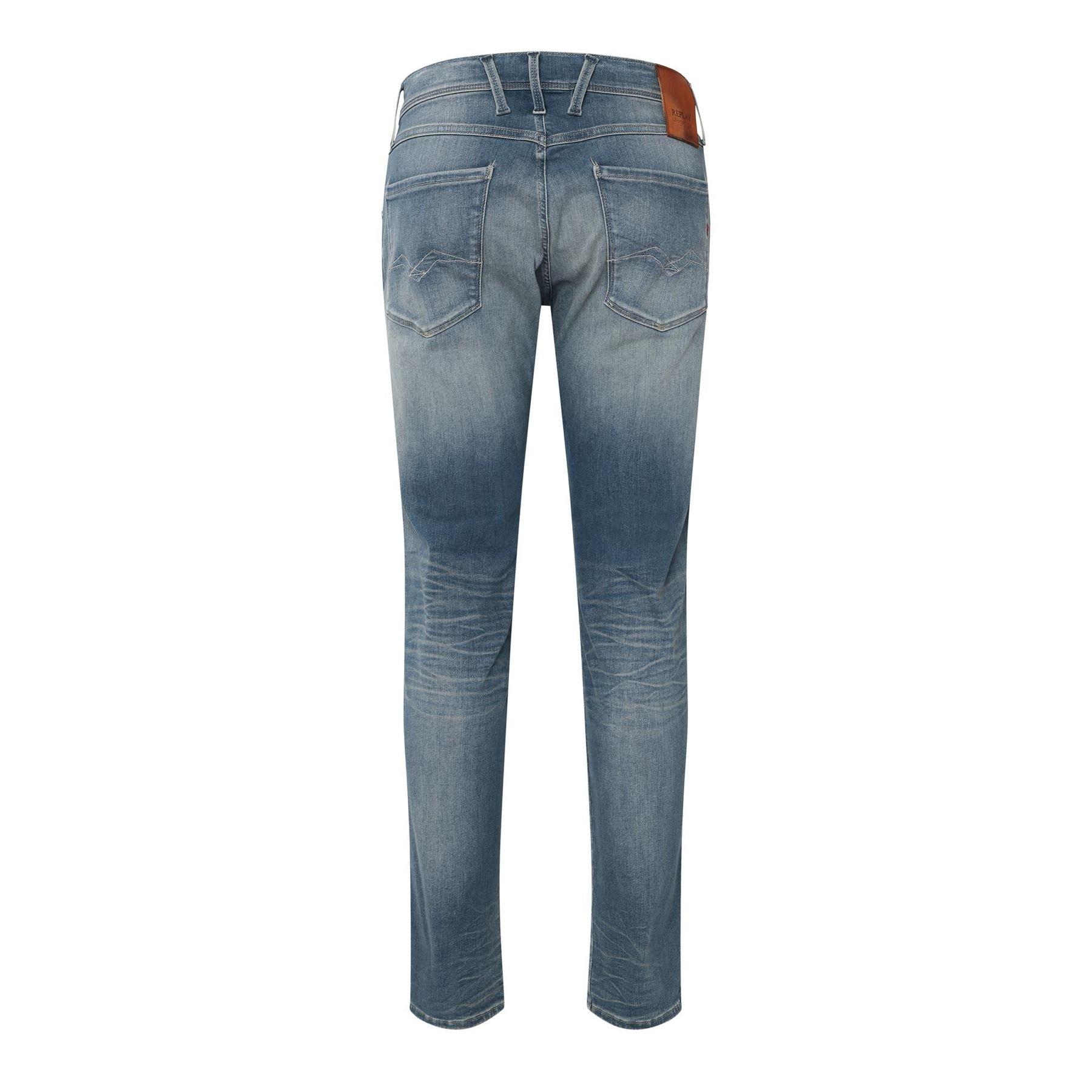Blue - Replay - Anbass Slim-Fit Jeans - 2