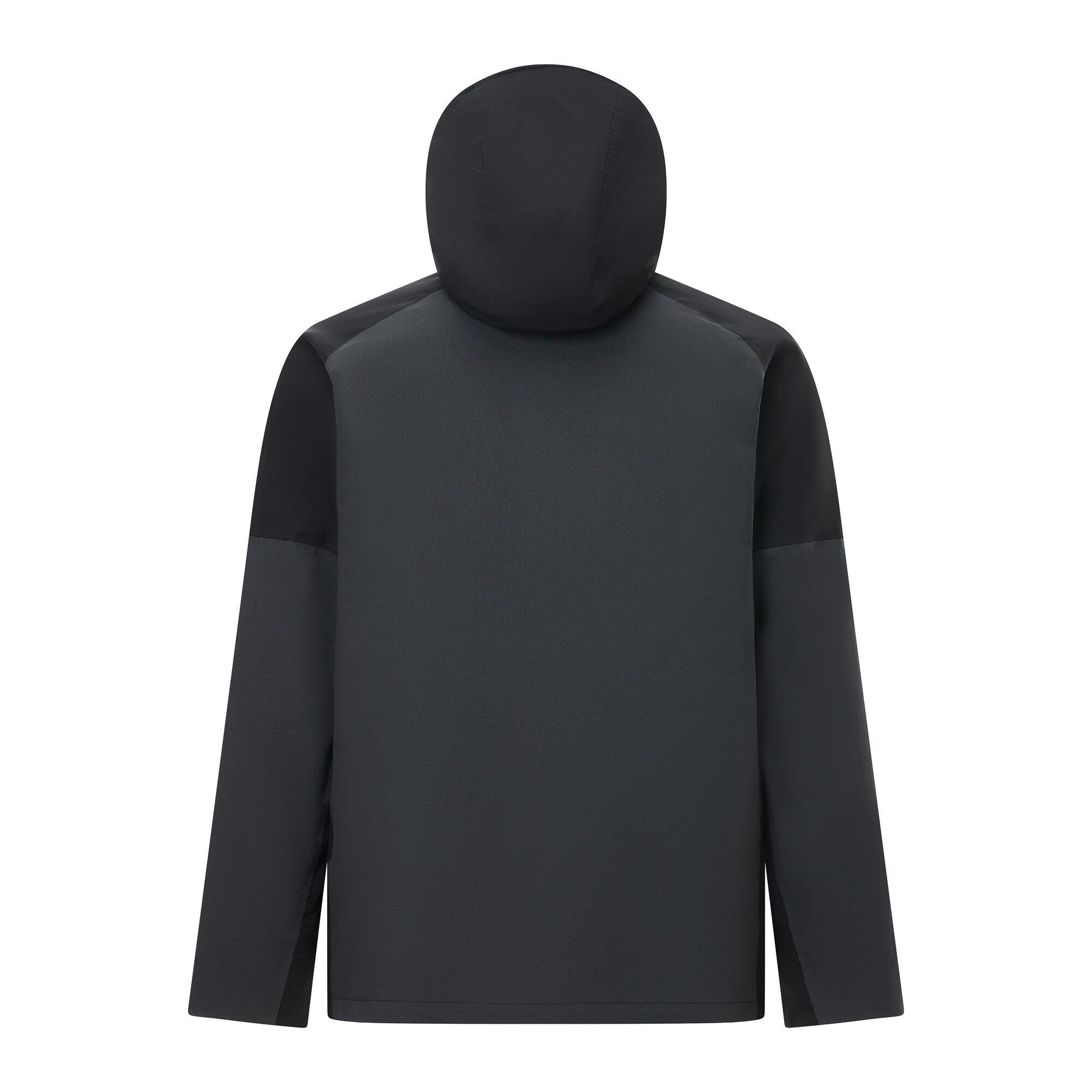 Ash/Black - Regatta - Mens Wentwood Waterproof 3-in-1 Jacket - 14