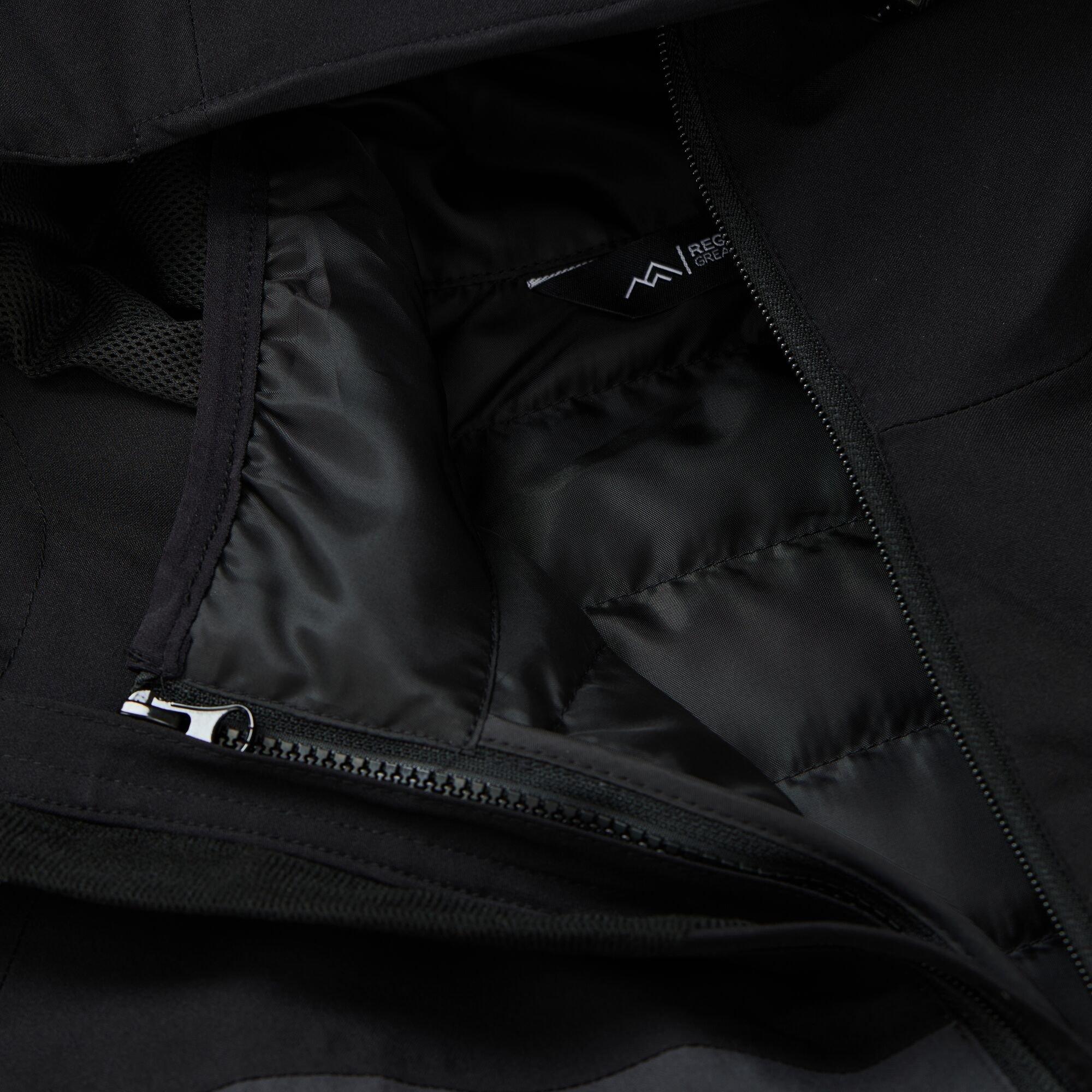 Ash/Black - Regatta - Mens Wentwood Waterproof 3-in-1 Jacket - 16