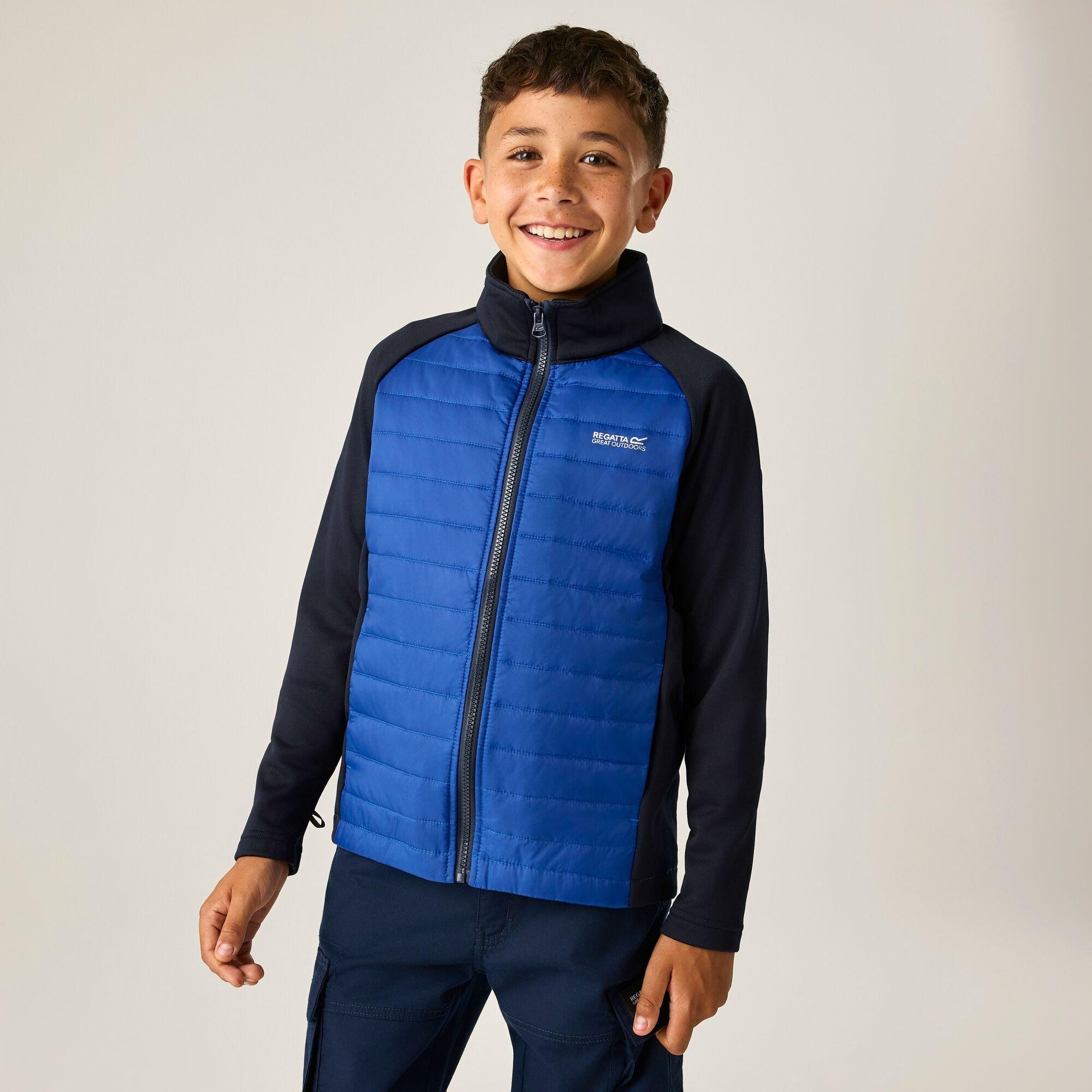 Navy/Olympian B - Regatta - Boys Trektain Waterproof 3-in-1 Jacket - 8