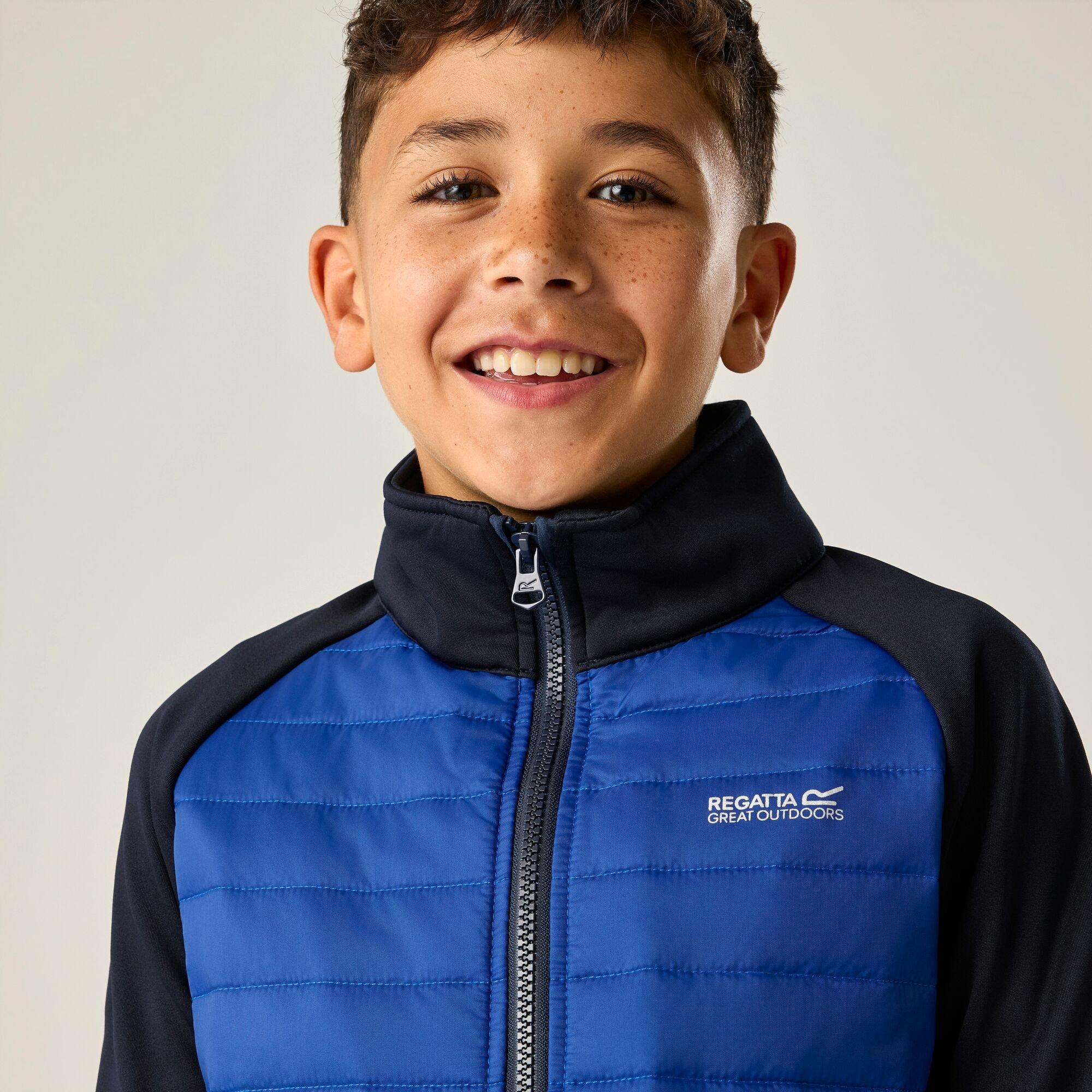 Navy/Olympian B - Regatta - Boys Trektain Waterproof 3-in-1 Jacket - 9