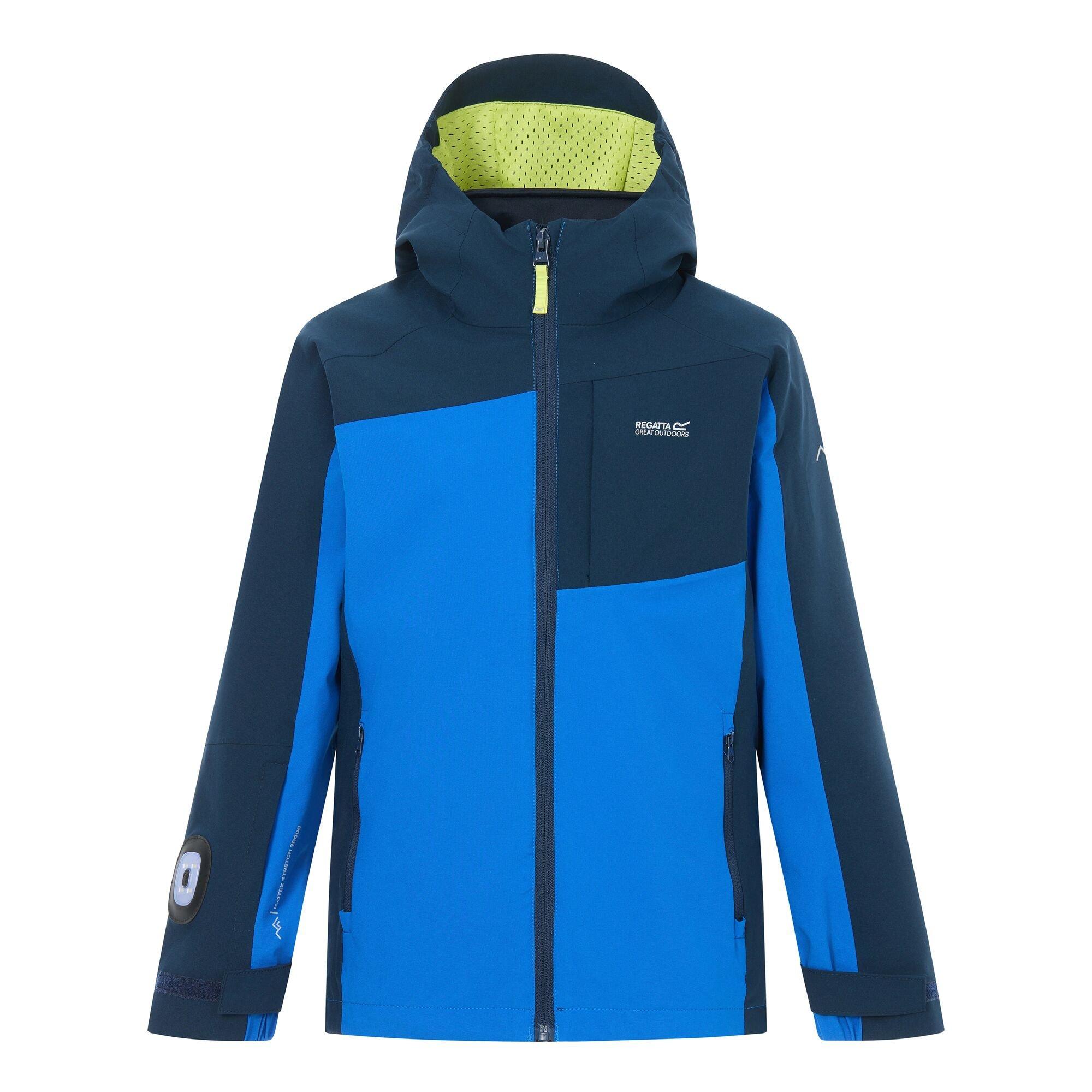 Navy/Olympian B - Regatta - Boys Trektain Waterproof 3-in-1 Jacket - 10
