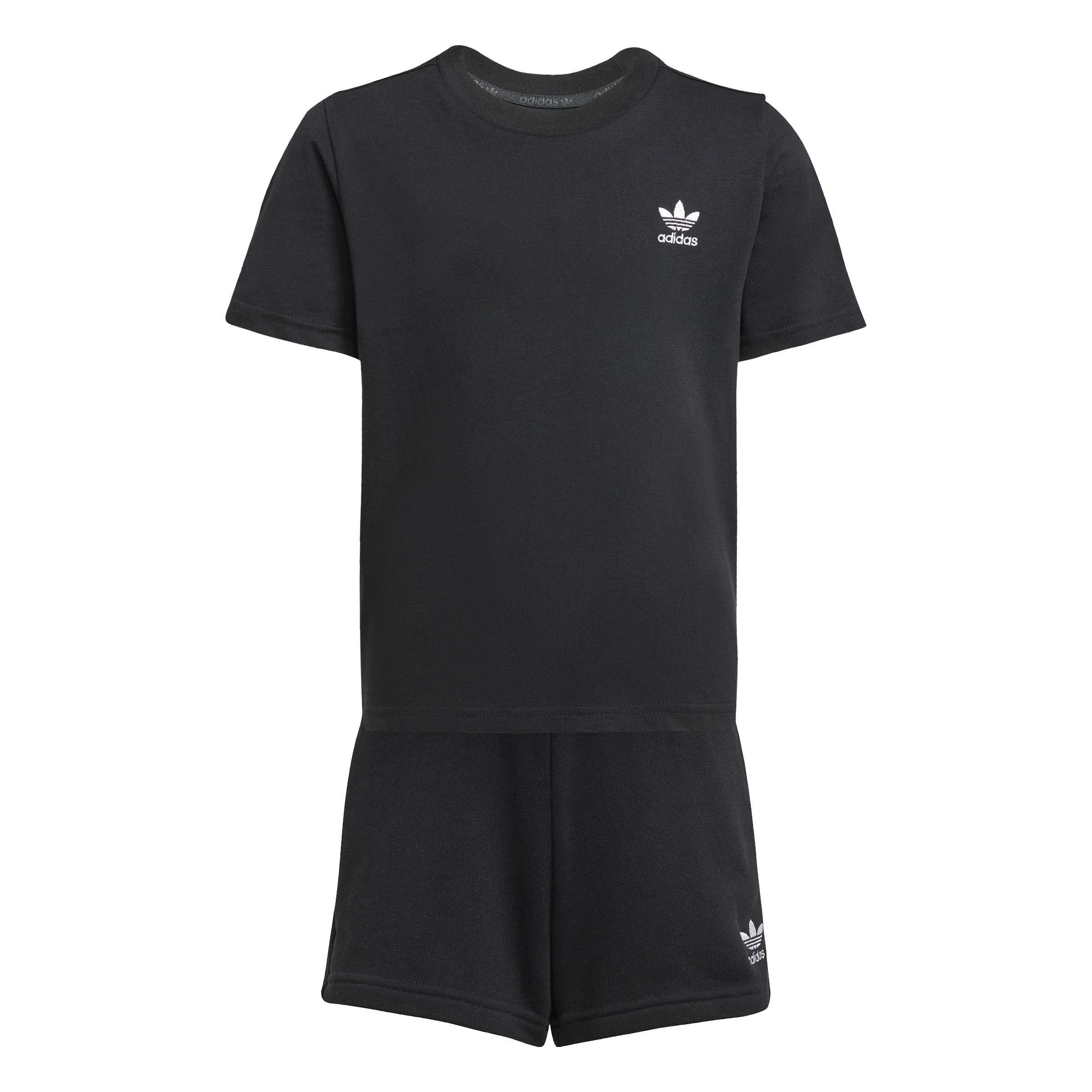 Black - adidas Originals - Shorts & T-Shirt Set - 1