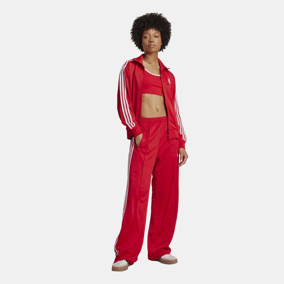 Red - adidas Originals - Adicolor Classic Firebird Loose Track Top - 4