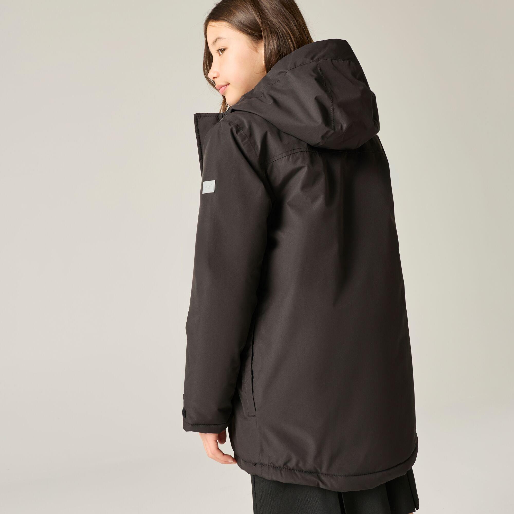 Black - Regatta - Kids Farbank II Waterproof Insulated Jacket - 4