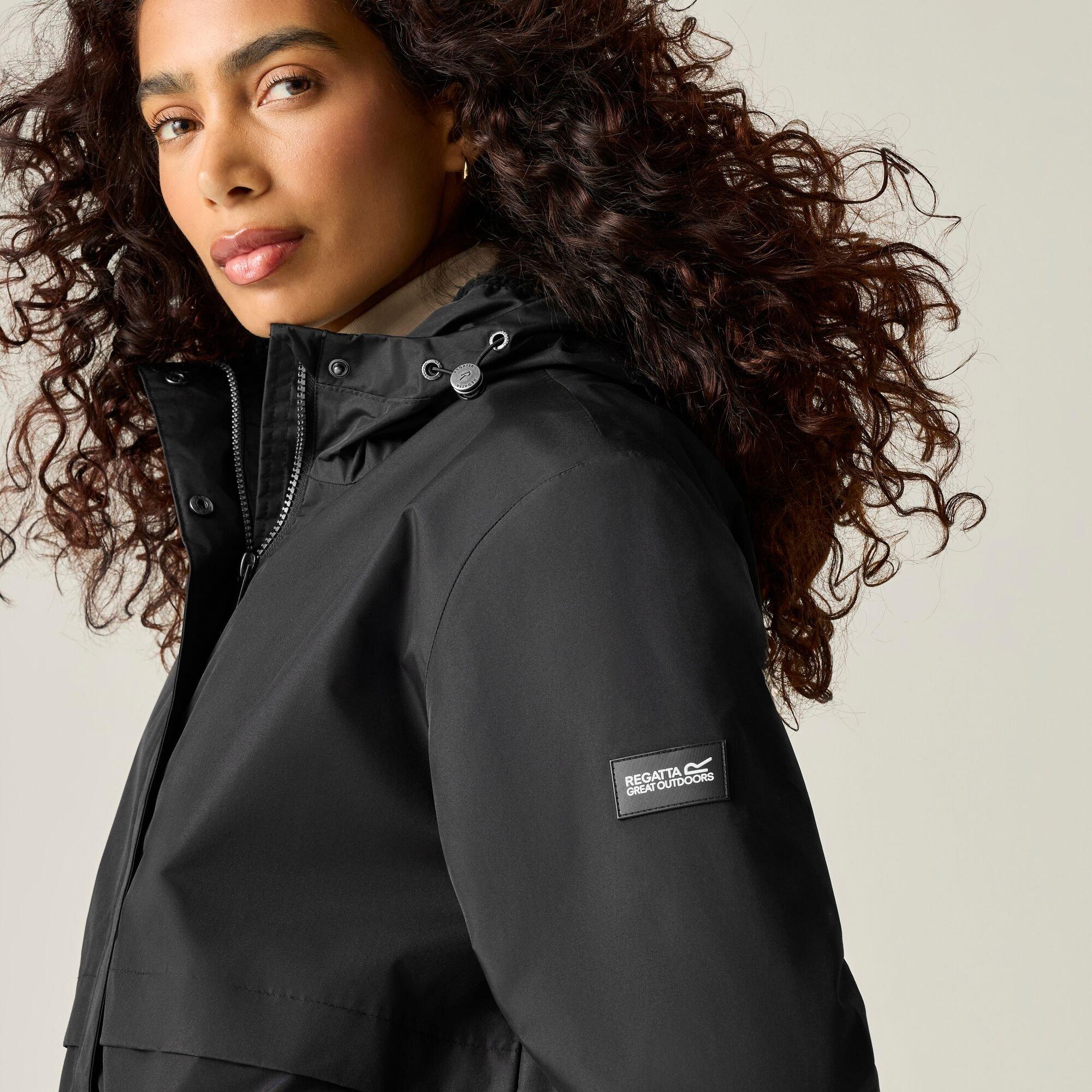 Black - Regatta - Womens Brielly Waterproof Jacket - 5