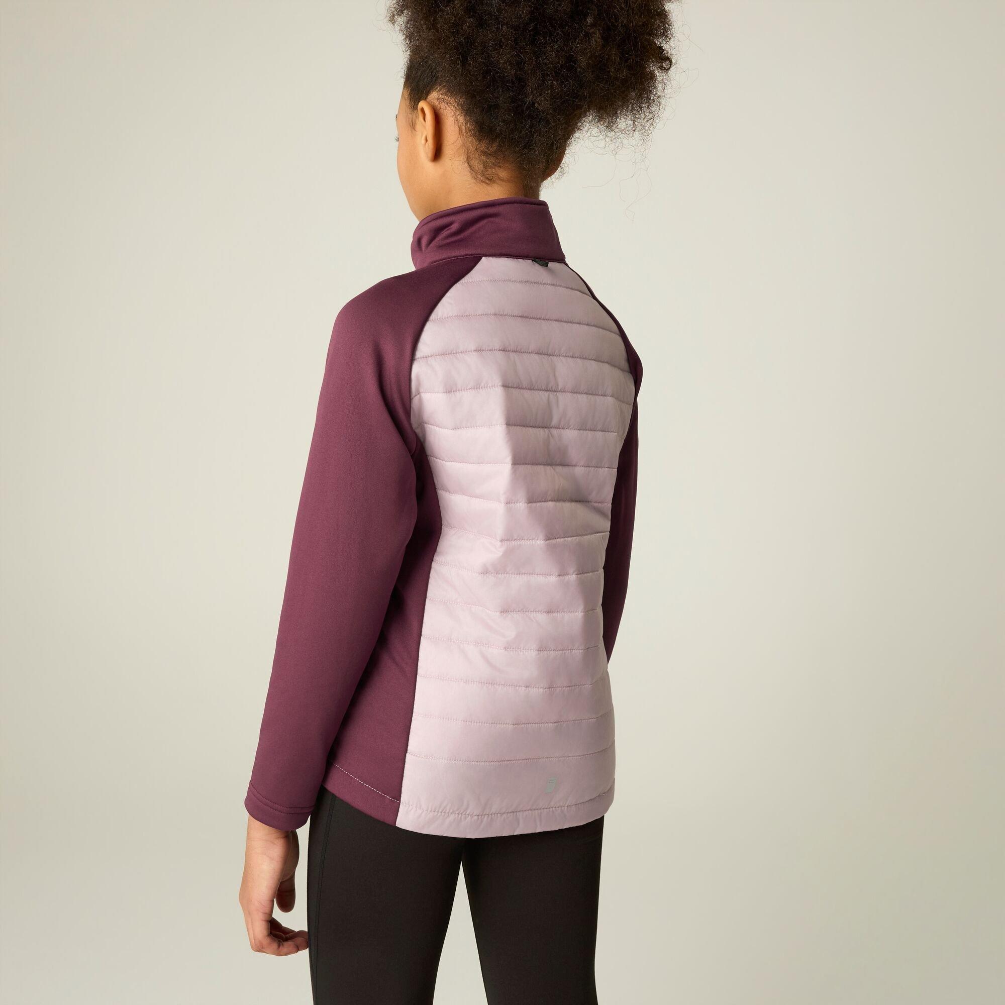 Fig(Powder Lila - Regatta - Girls Trektain Waterproof 3-in-1 Jacket - 8