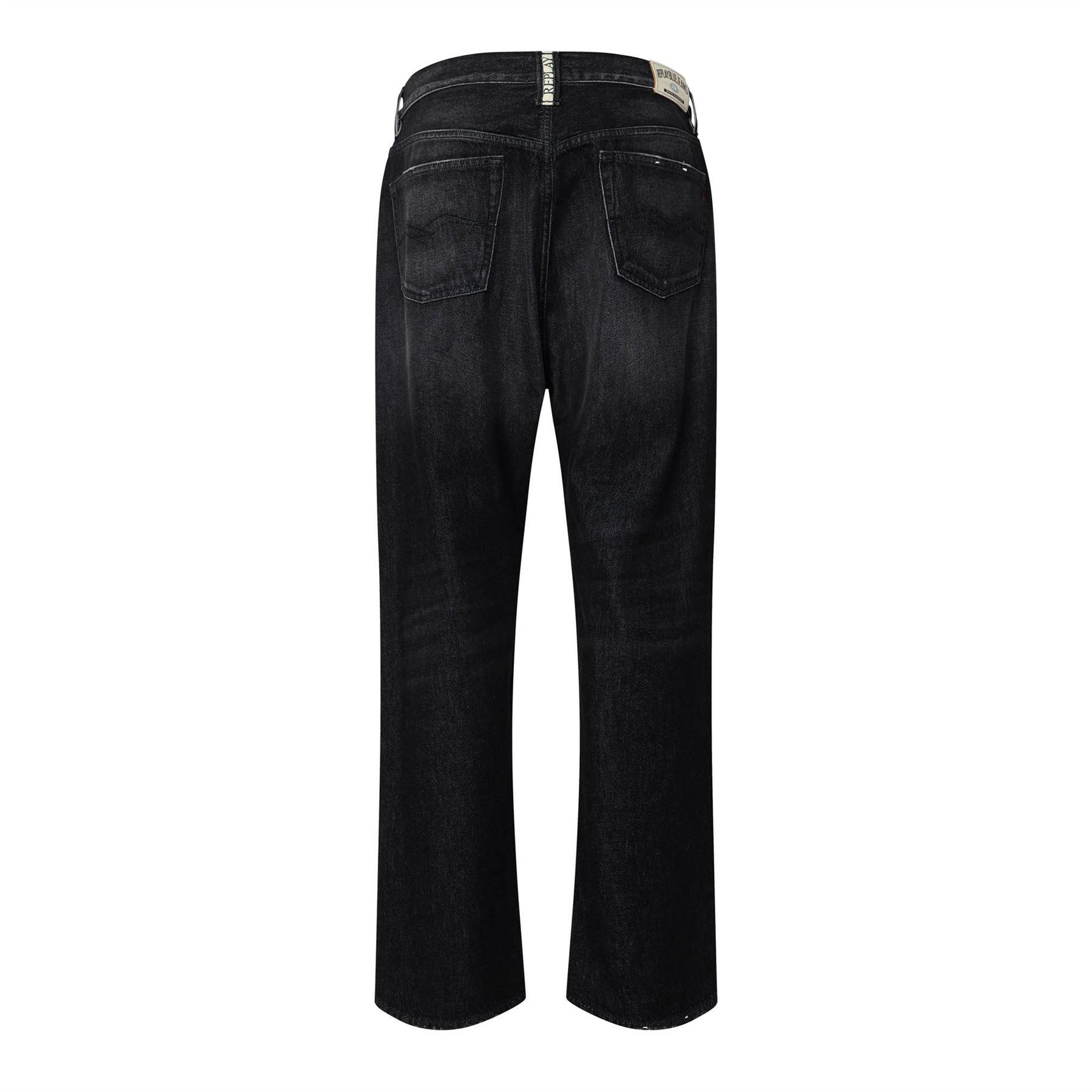 Black - Replay - 9zero1 Straight-Fit Jeans - 2