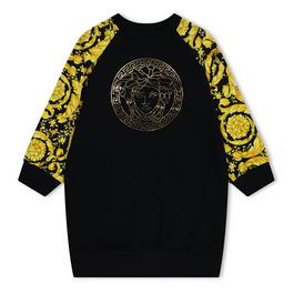 Versace Barocco Medusa Sweatshirt Dress Junior Girls