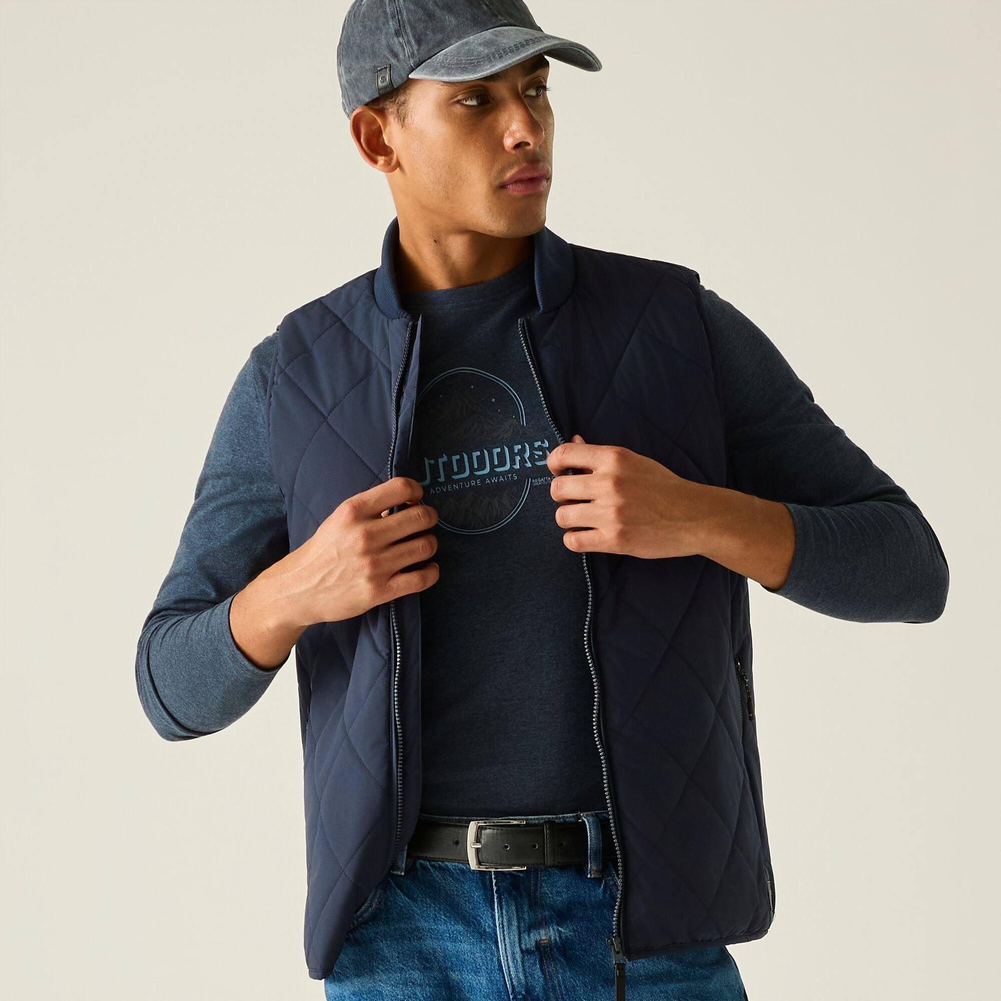 Navy - Regatta - Mens Harvin Insulated Bodywarmer - 1