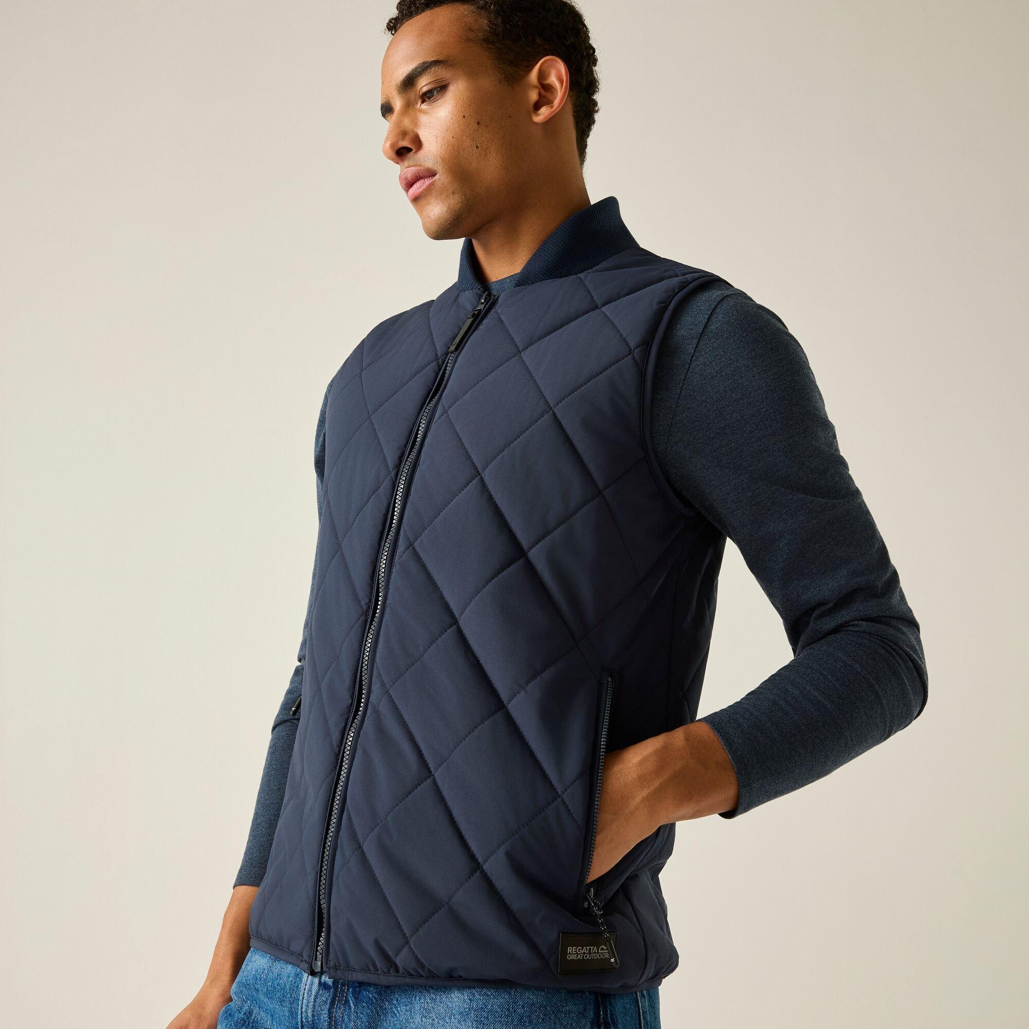 Navy - Regatta - Mens Harvin Insulated Bodywarmer - 5