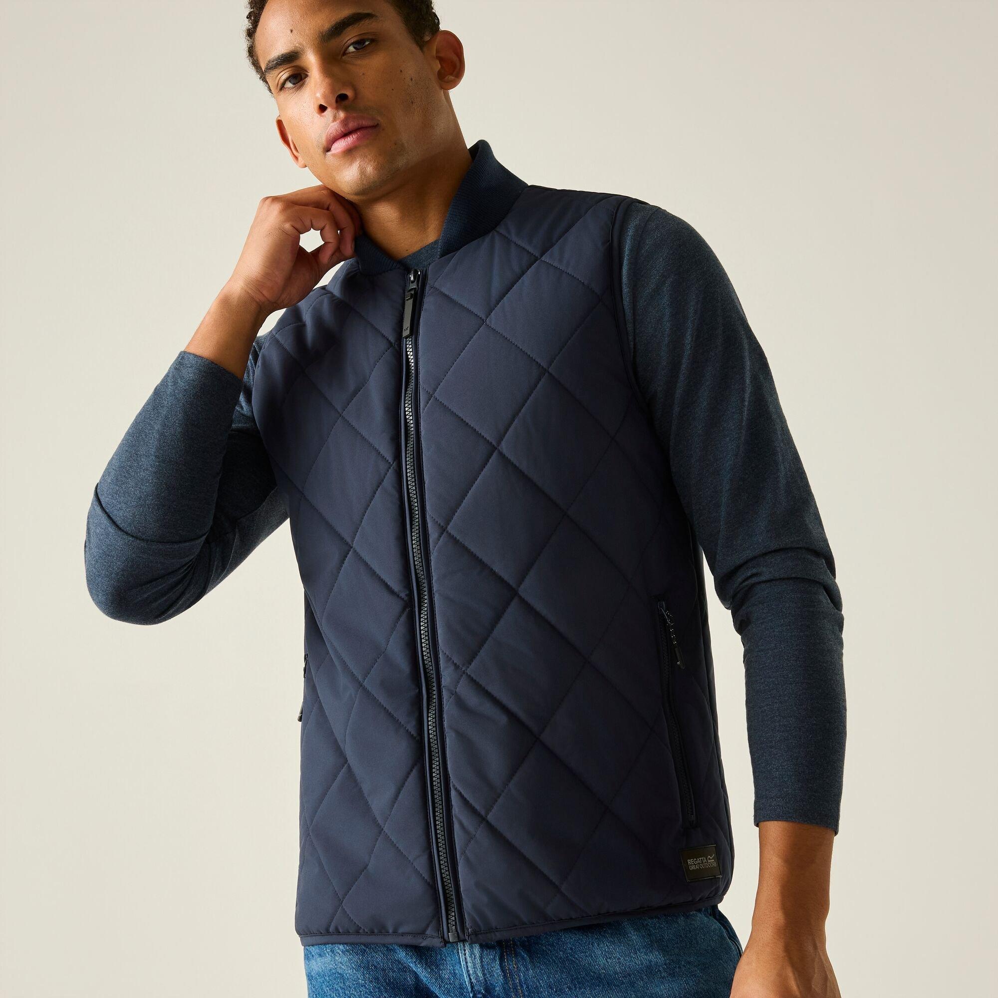 Navy - Regatta - Mens Harvin Insulated Bodywarmer - 7