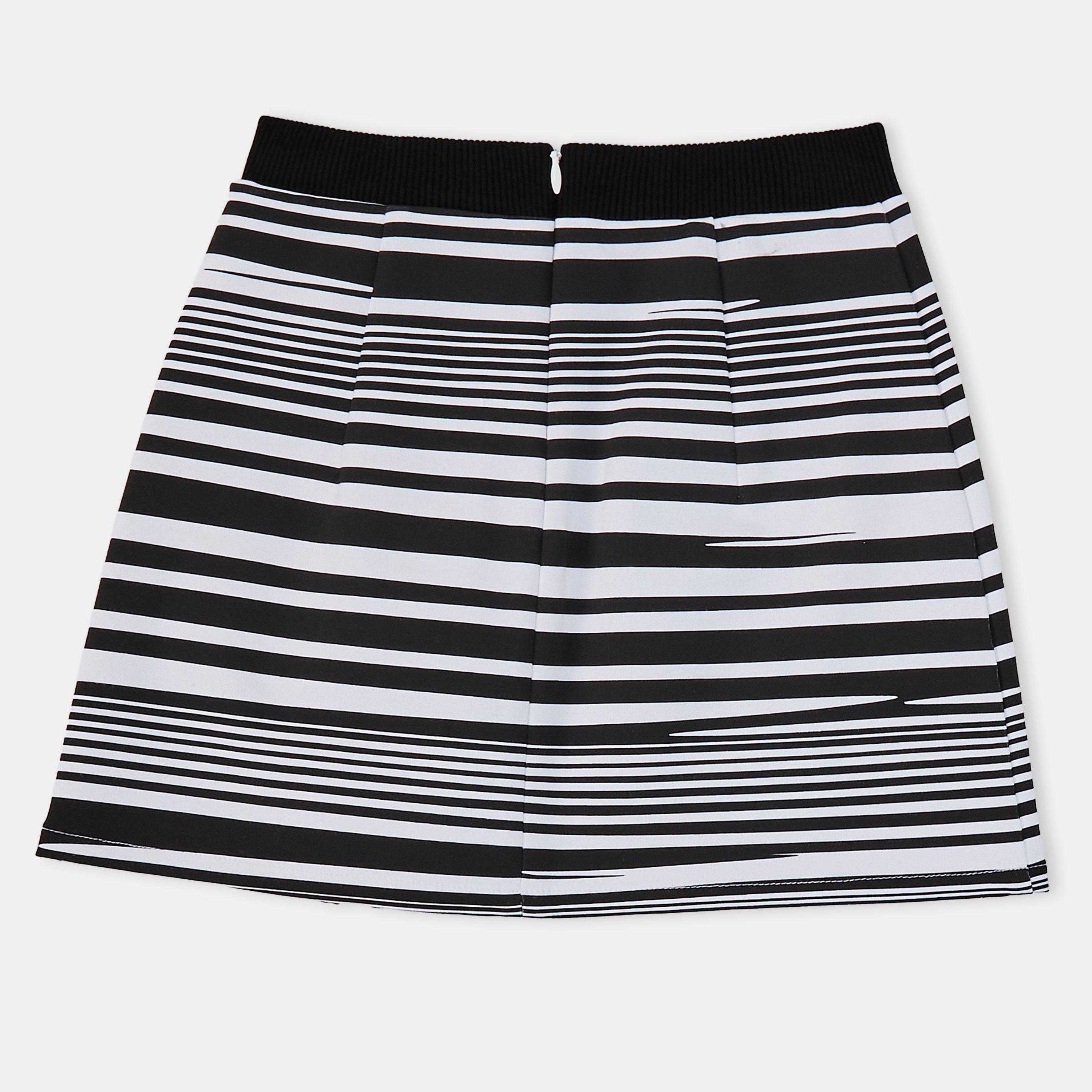 white/black - Missoni - Kids' Striped Mini Skirt - 2