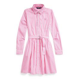 Polo Ralph Lauren Long Sleeve Stripe Short Dress Juniors