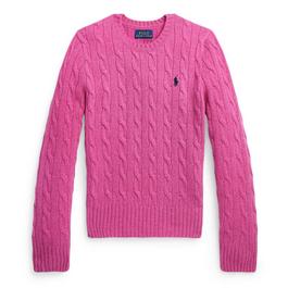 Polo Ralph Lauren Cable-Knit Wool Cashmere Jumper Girls
