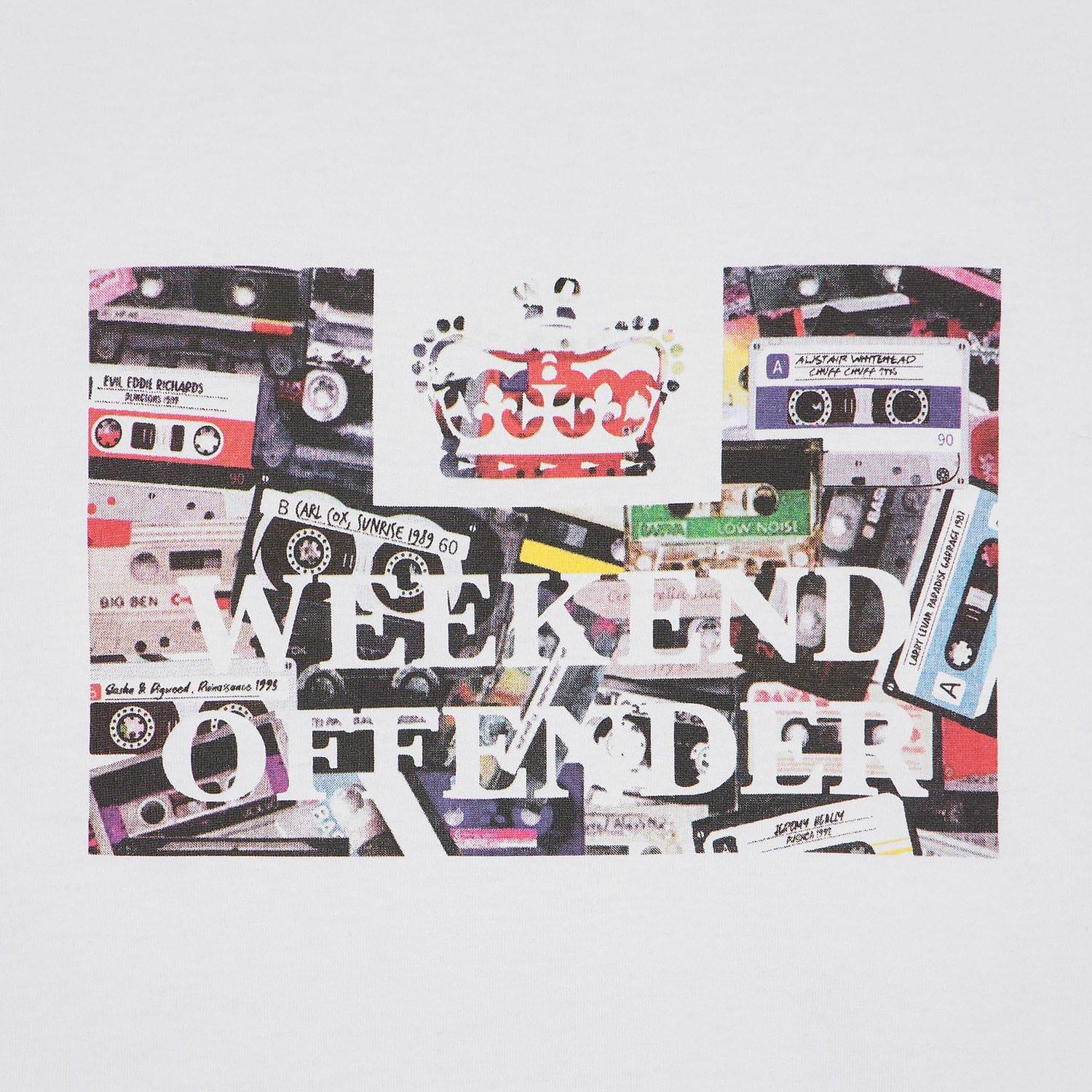 White - Weekend Offender - Keyte Graphic T-Shirt - 5