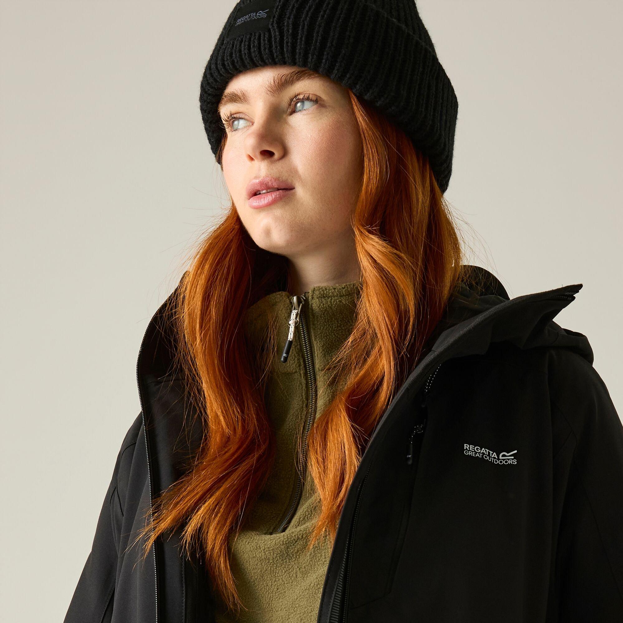 Black - Regatta - Womens Highton Stretch Padded Waterproof Jacket - 7