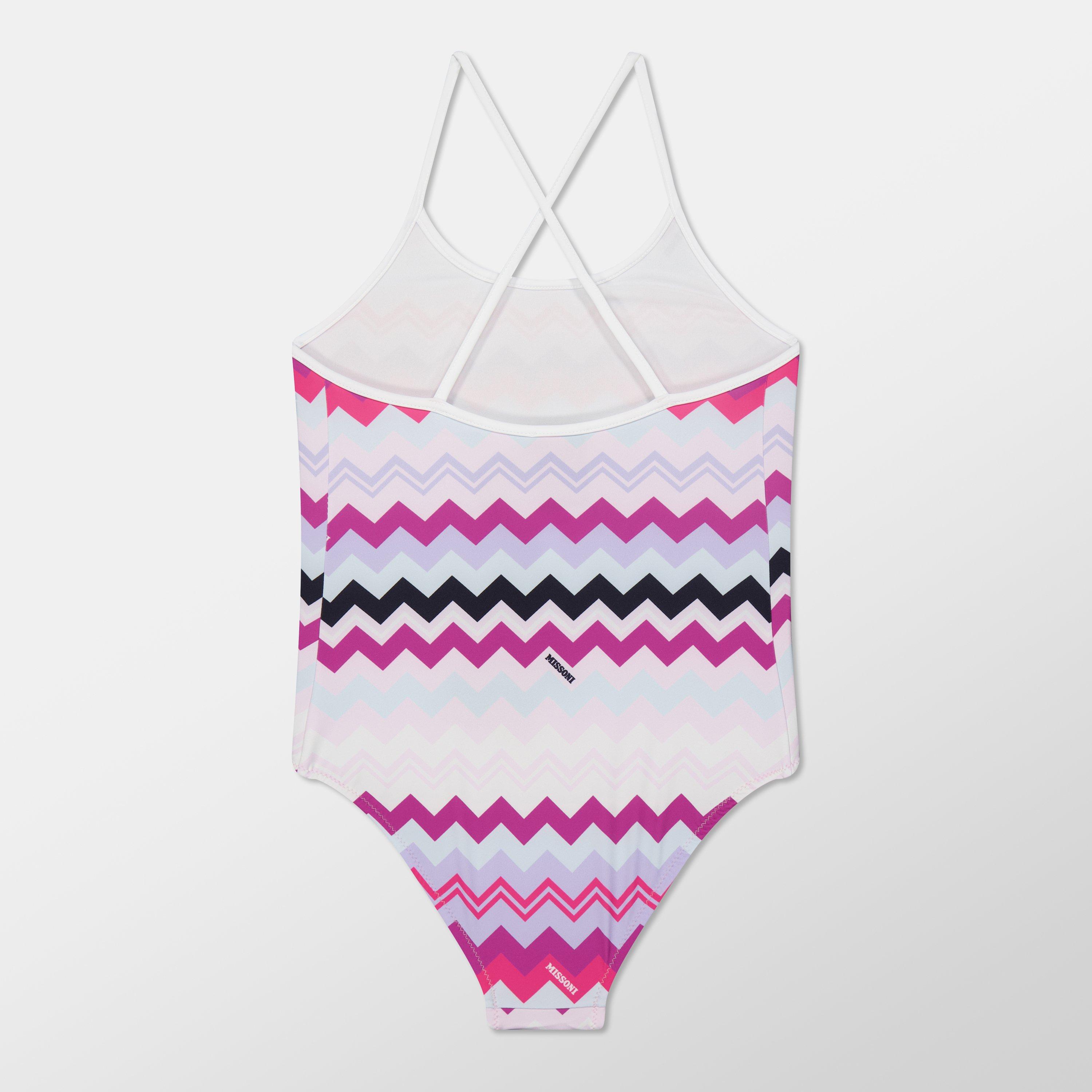Glicine - Missoni - Kids' Zigzag Bandeau Swimsuit - 2