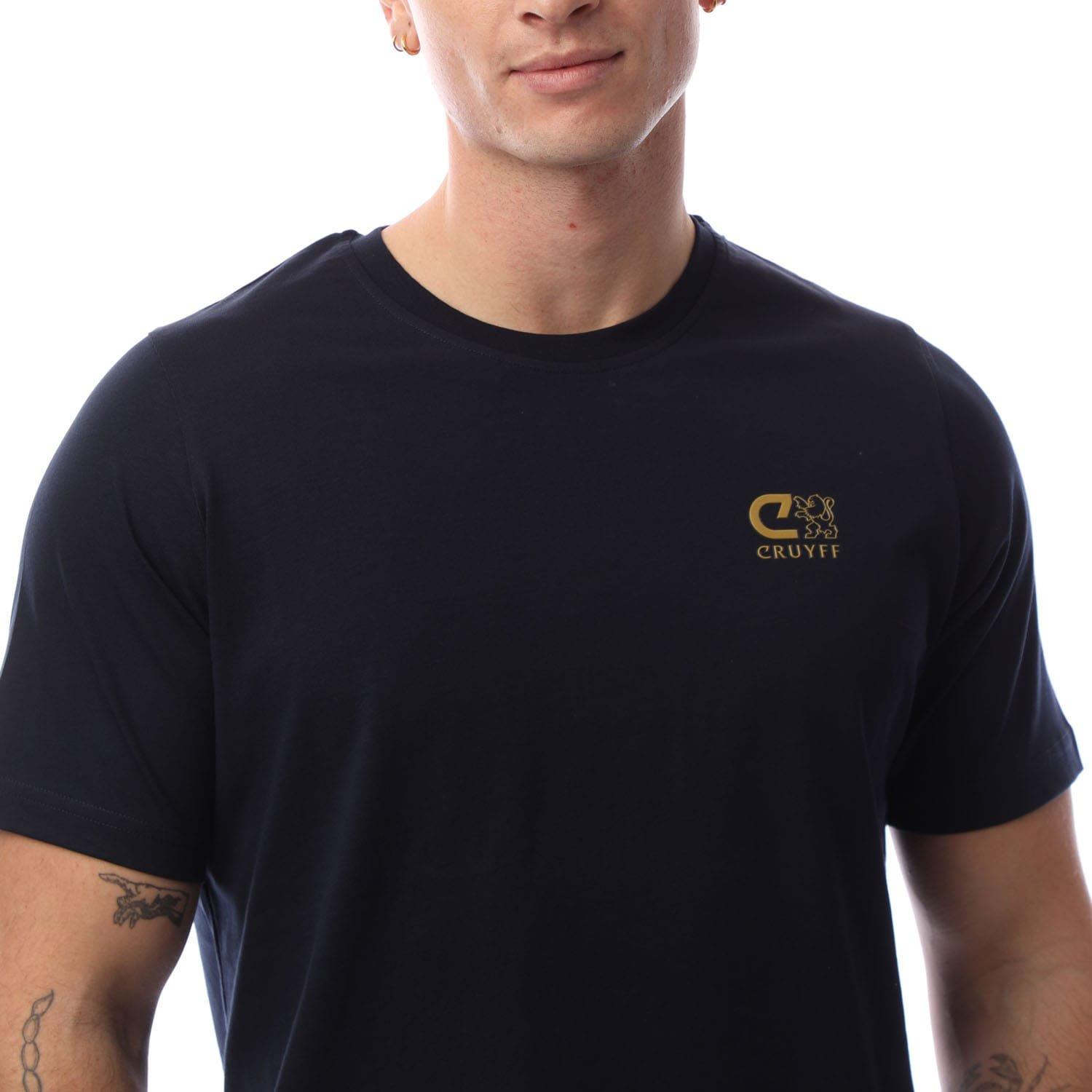 Blue - Cruyff - Hypno Graphic T-Shirt - 2