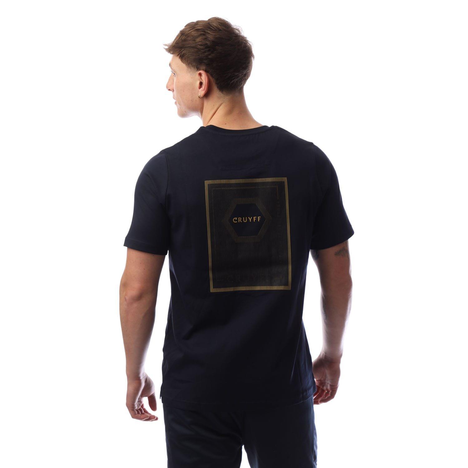 Blue - Cruyff - Hypno Graphic T-Shirt - 3