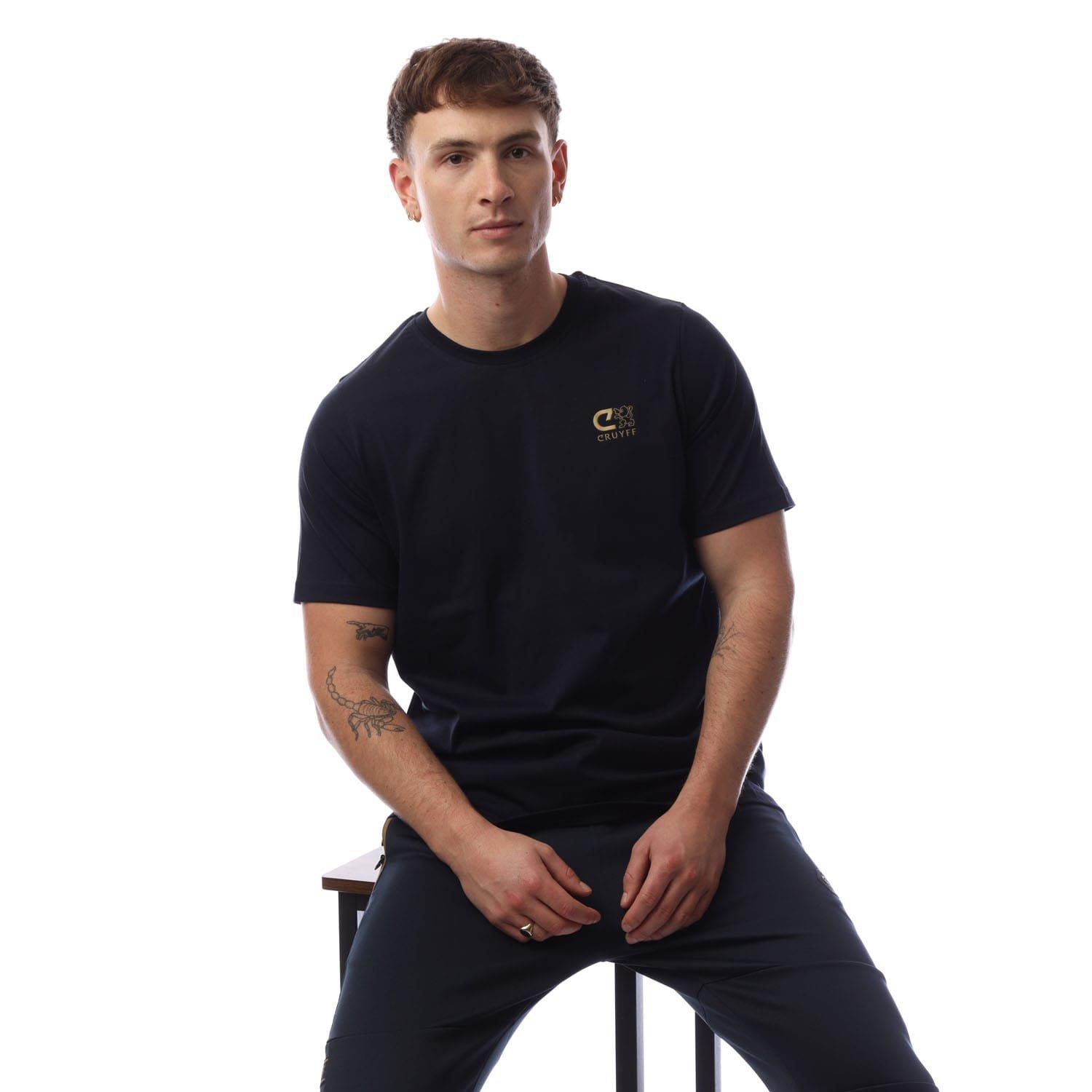 Blue - Cruyff - Hypno Graphic T-Shirt - 4