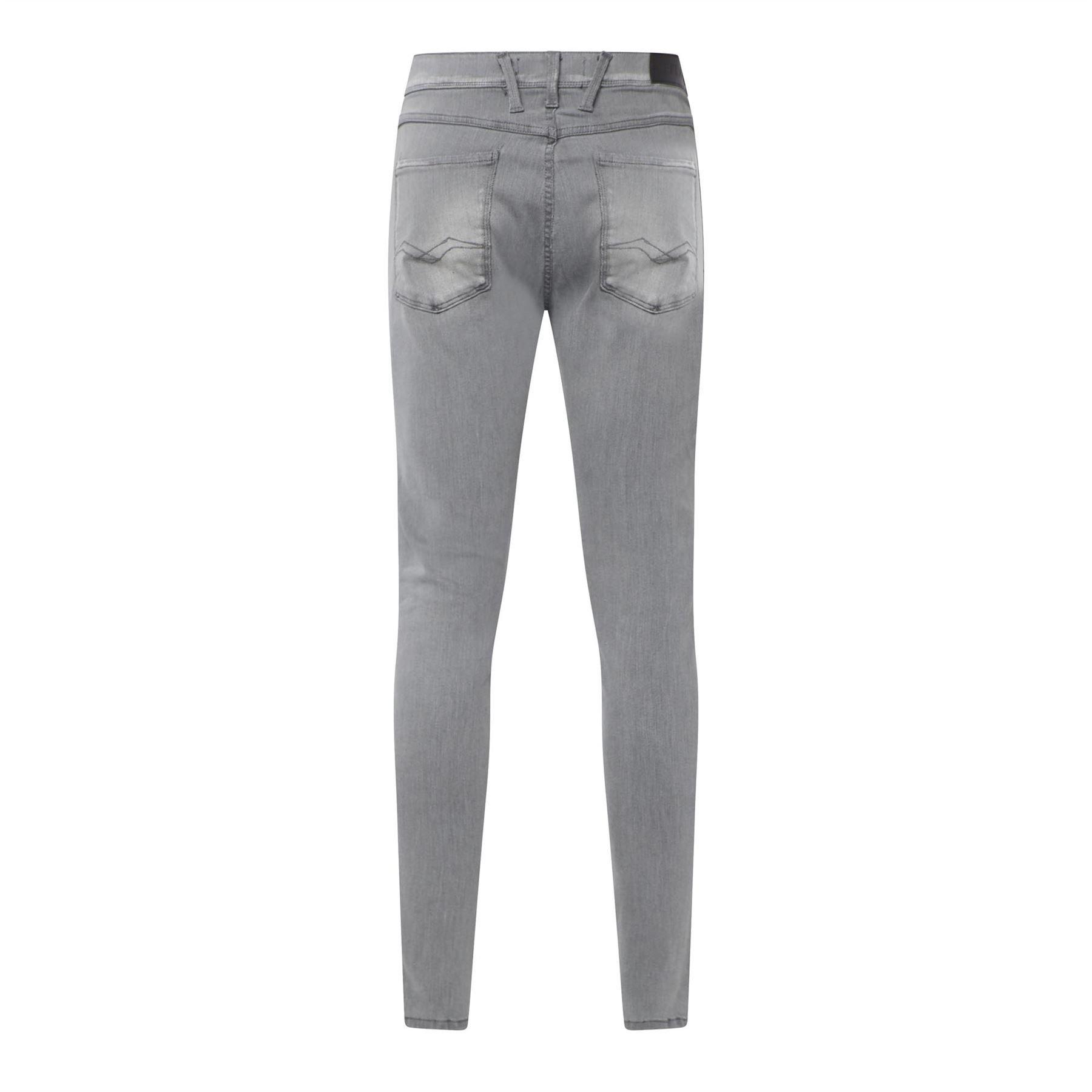 Grey - Replay - Bronny Slim-Fit Jeans - 2