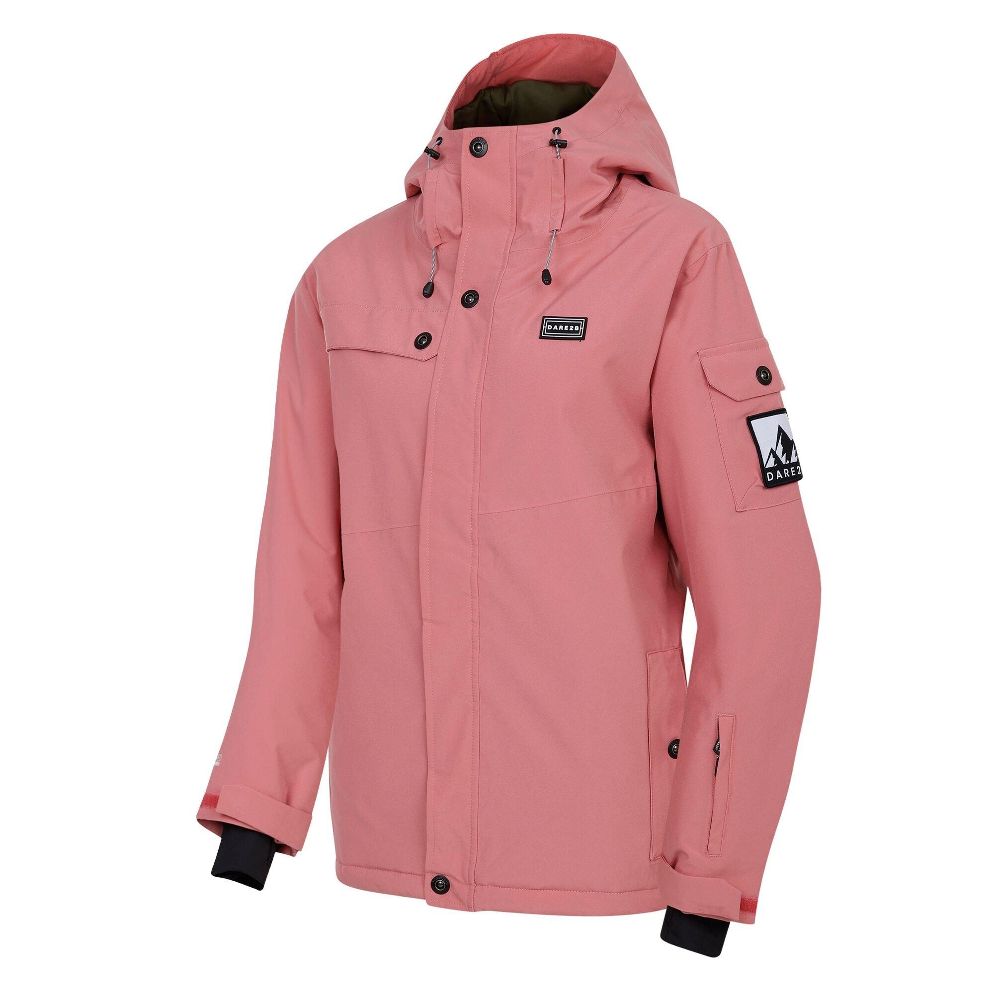 Dusty Rose - Dare 2b - Women's Ski Life Recycled Waterproof Breathable Insulated Waterproof Jacket - 10