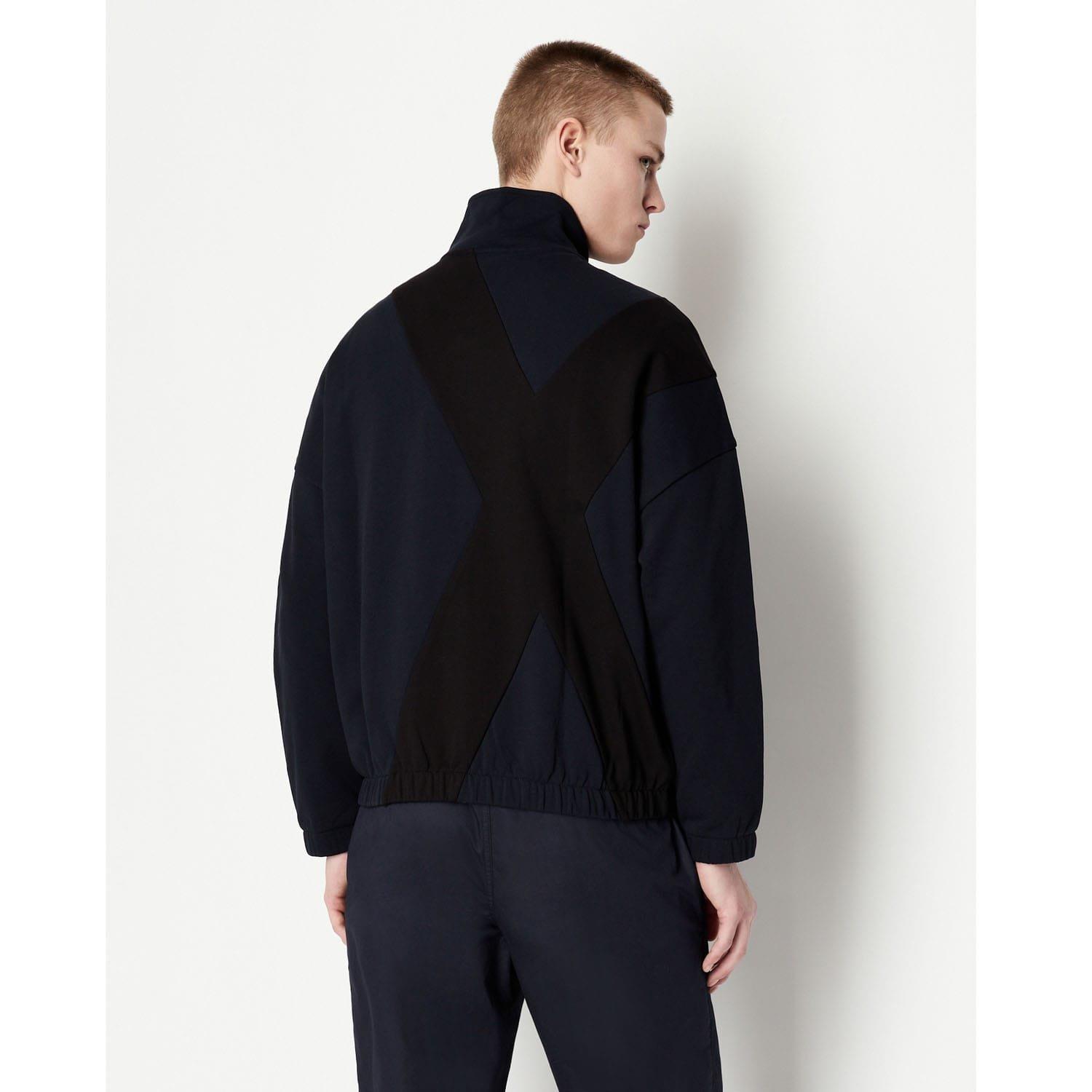 Navy - Armani Exchange - Full-Zip Sweatshirt - 2