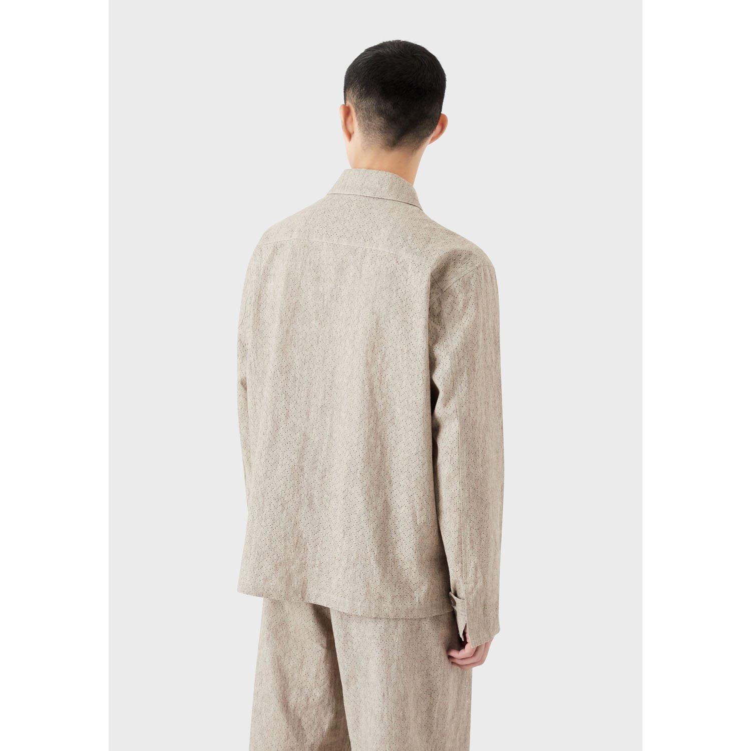 Beige - Emporio Armani - Overshirt - 2