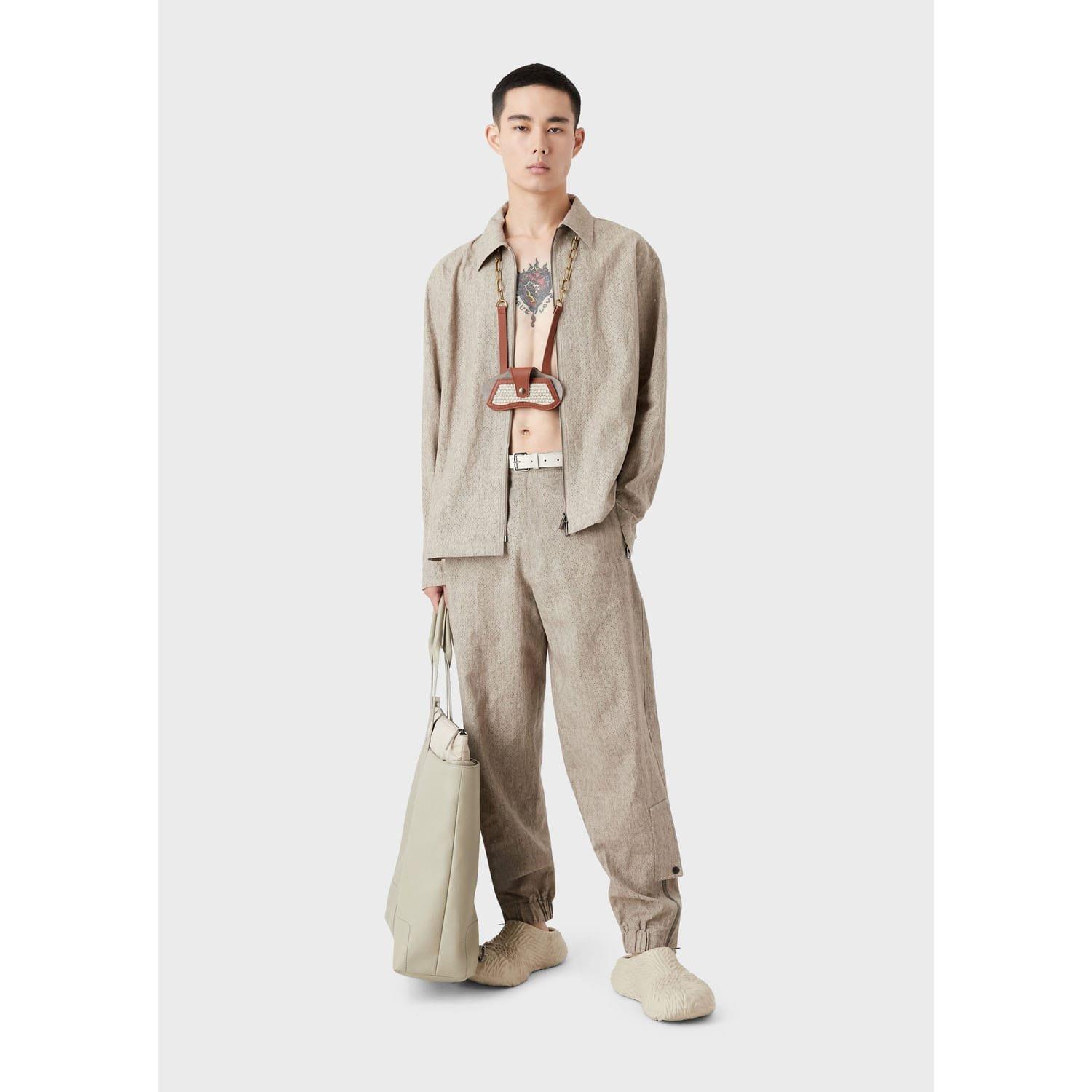 Beige - Emporio Armani - Overshirt - 4