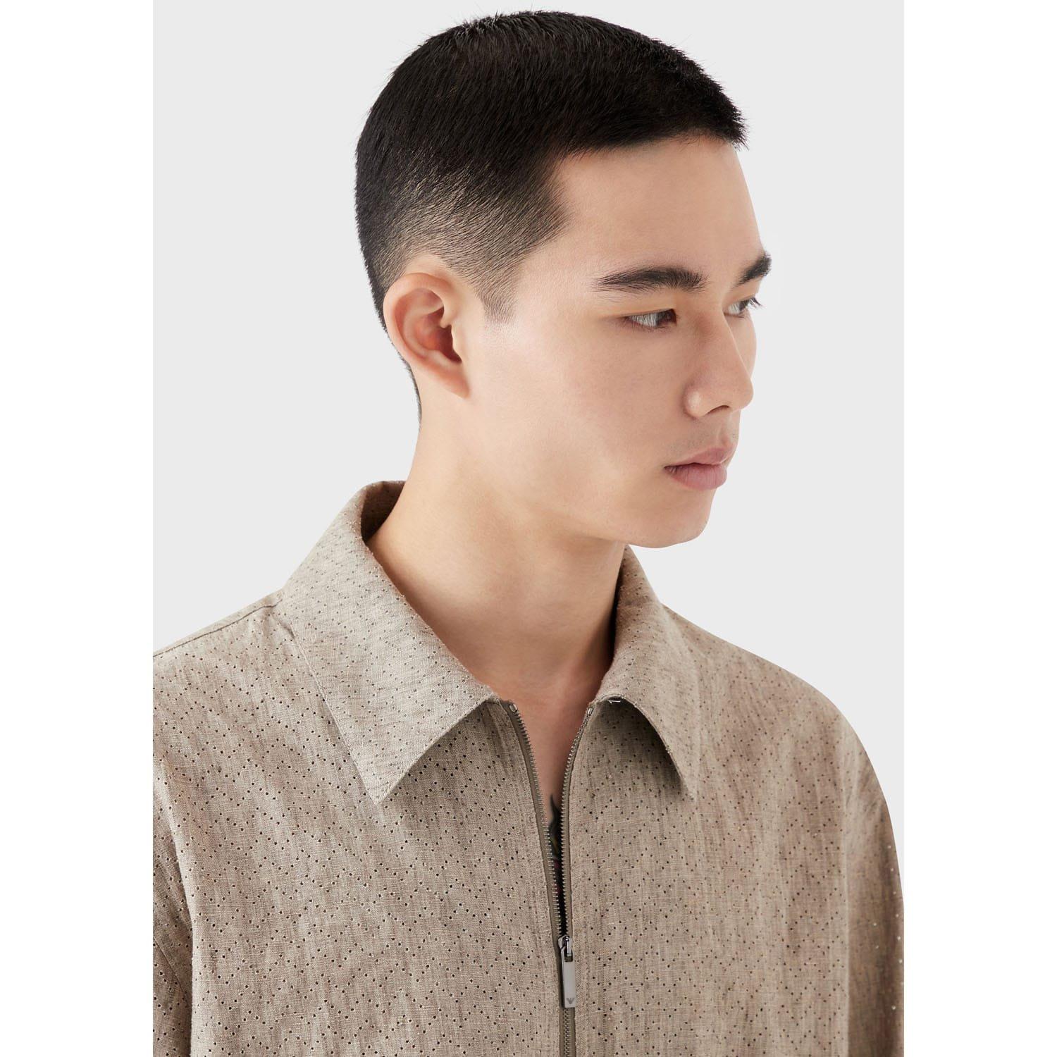 Beige - Emporio Armani - Overshirt - 5