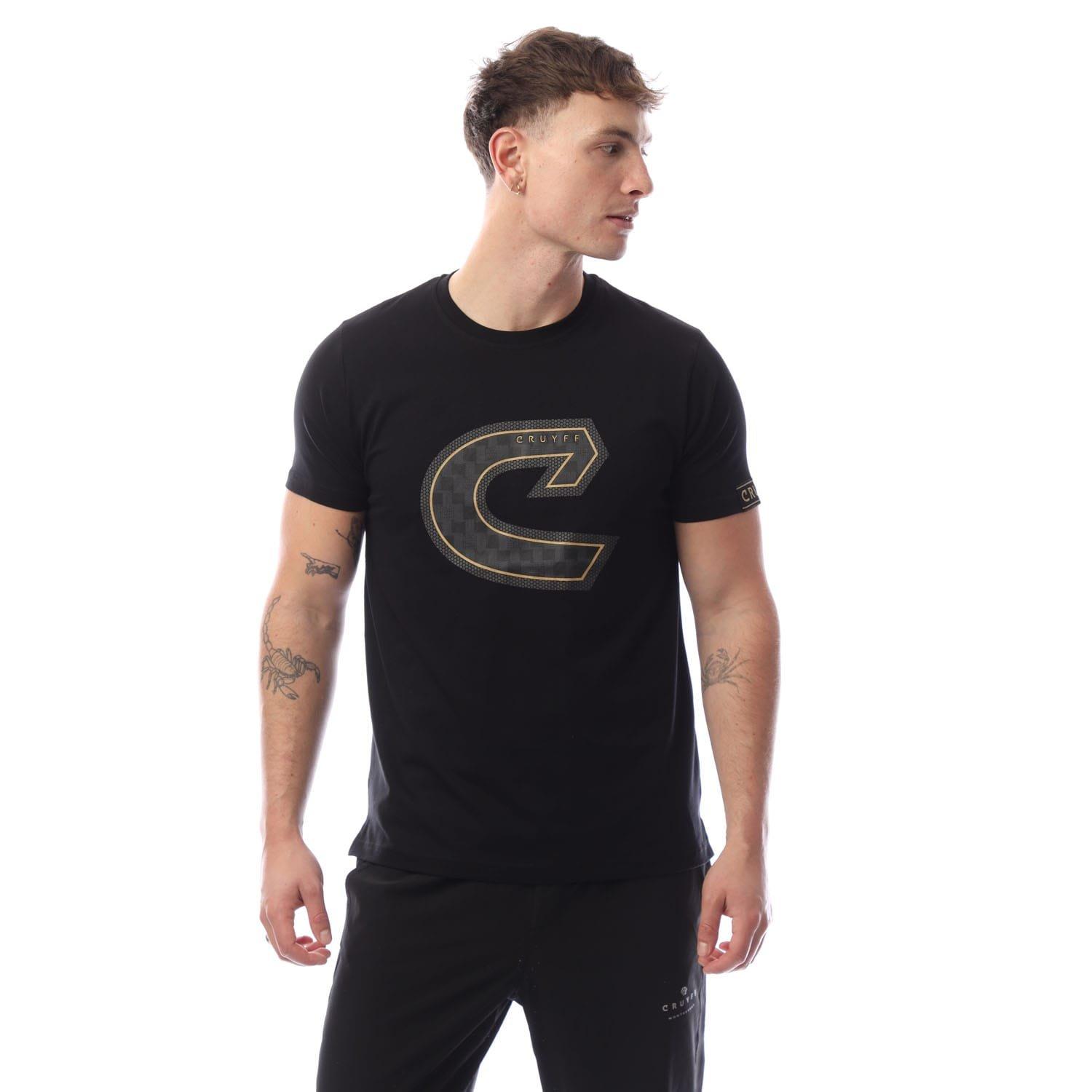 Black Gold - Cruyff - Fuzeknit C-Logo T-Shirt - 1