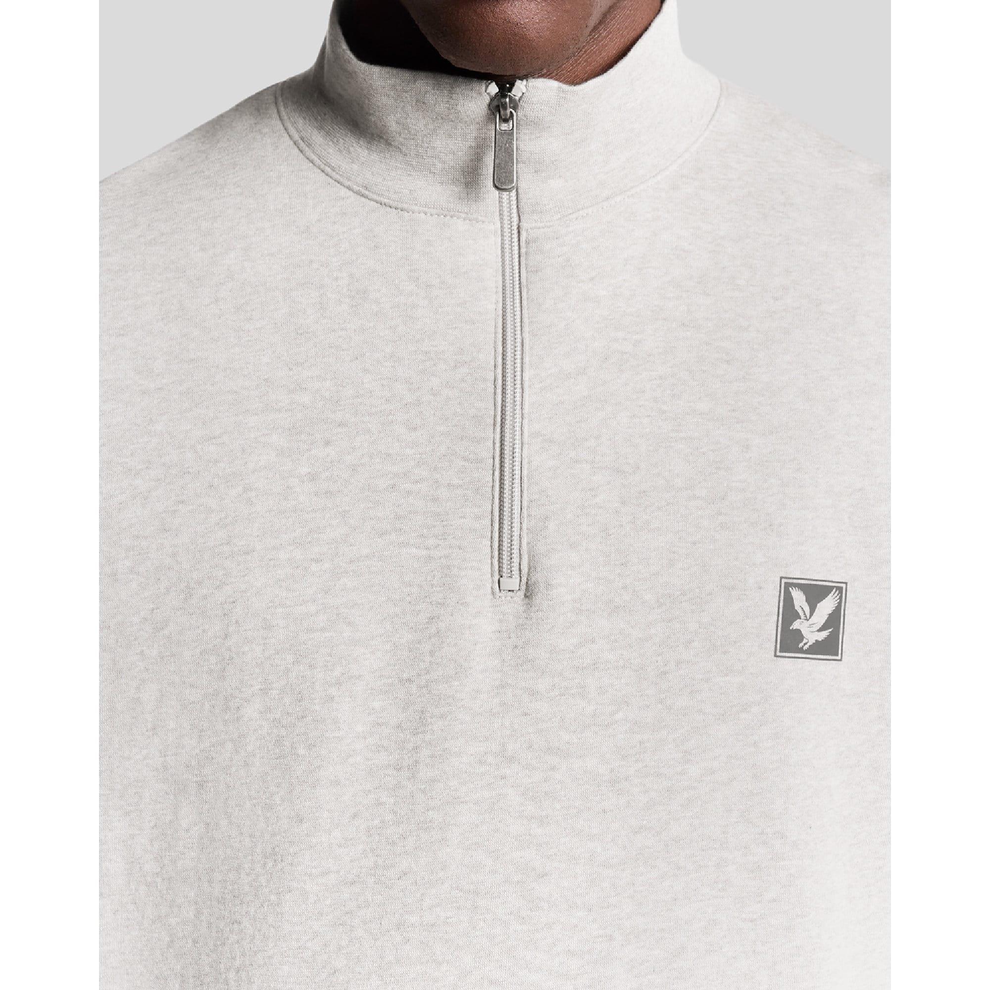 Beige - Lyle and Scott - Loungewear quarter Zip Sweatshirt - 4