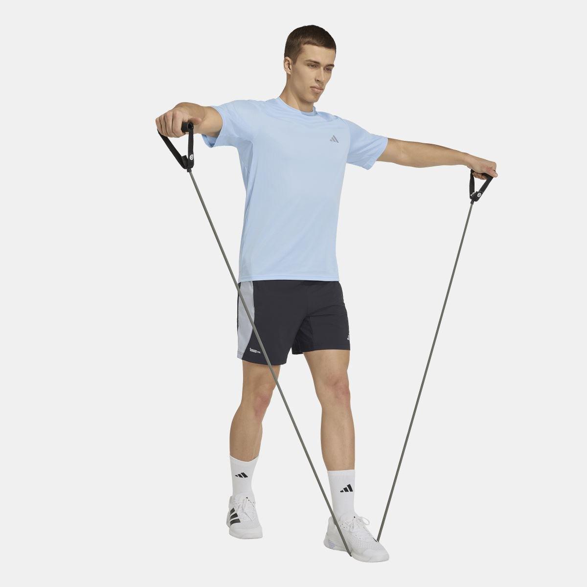 Blue - adidas - Train Essentials Training T-Shirt - 4